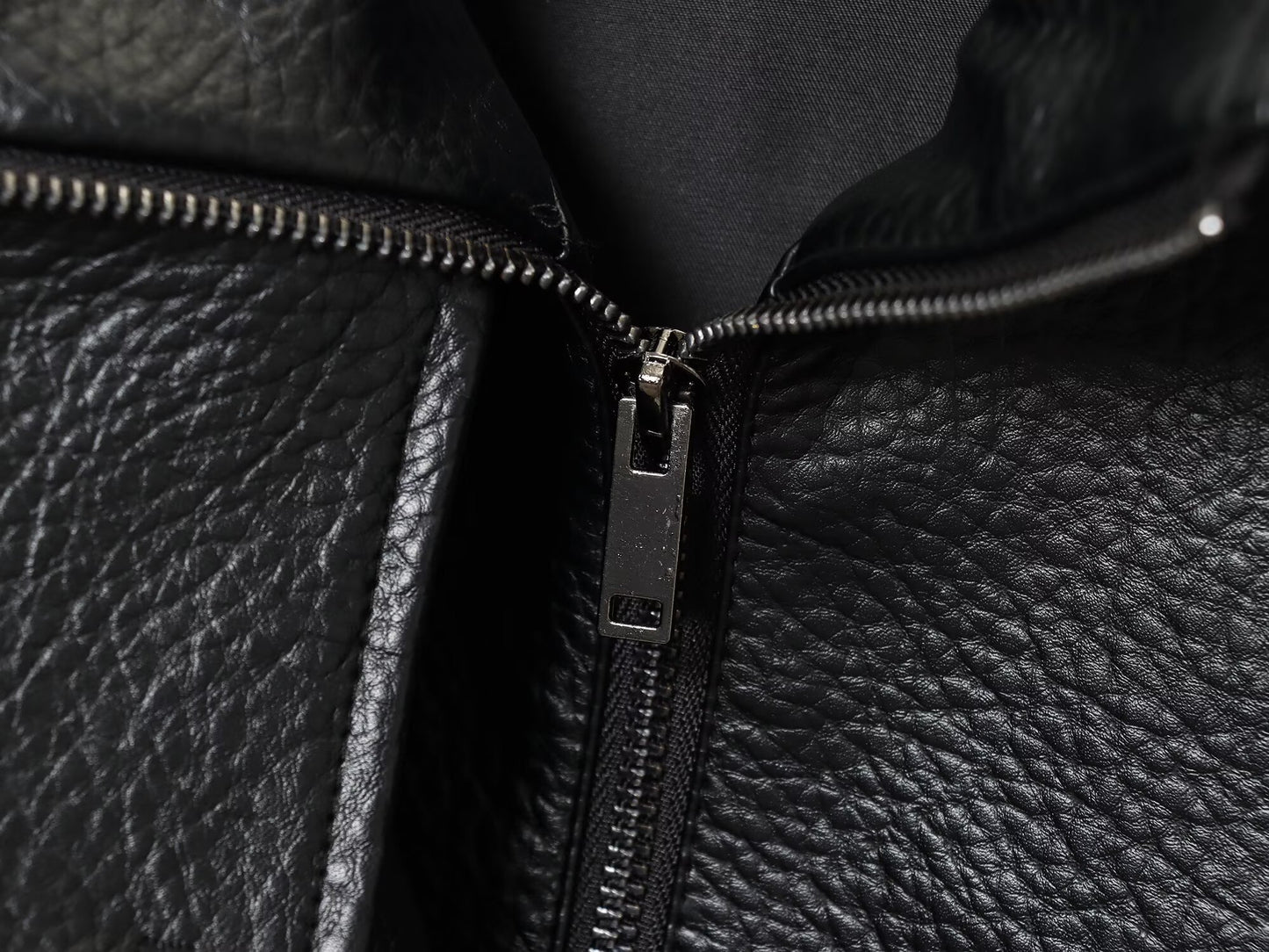 Women's new loose stand collar Faux Leather jacket Coat