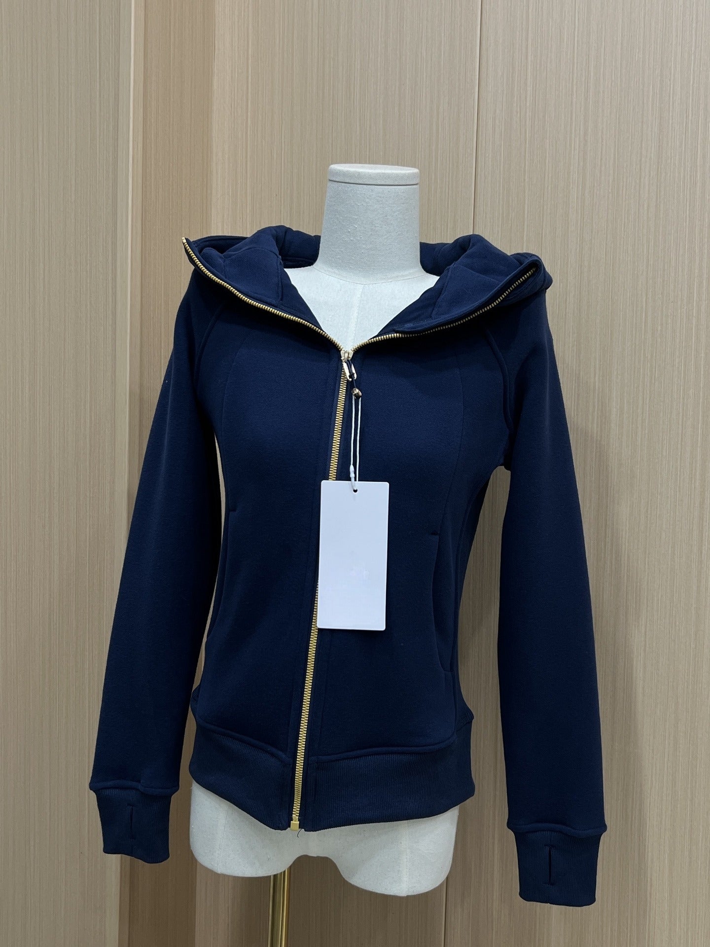 LU Women's new zipper hoodie slim fit sweatshirt jacket