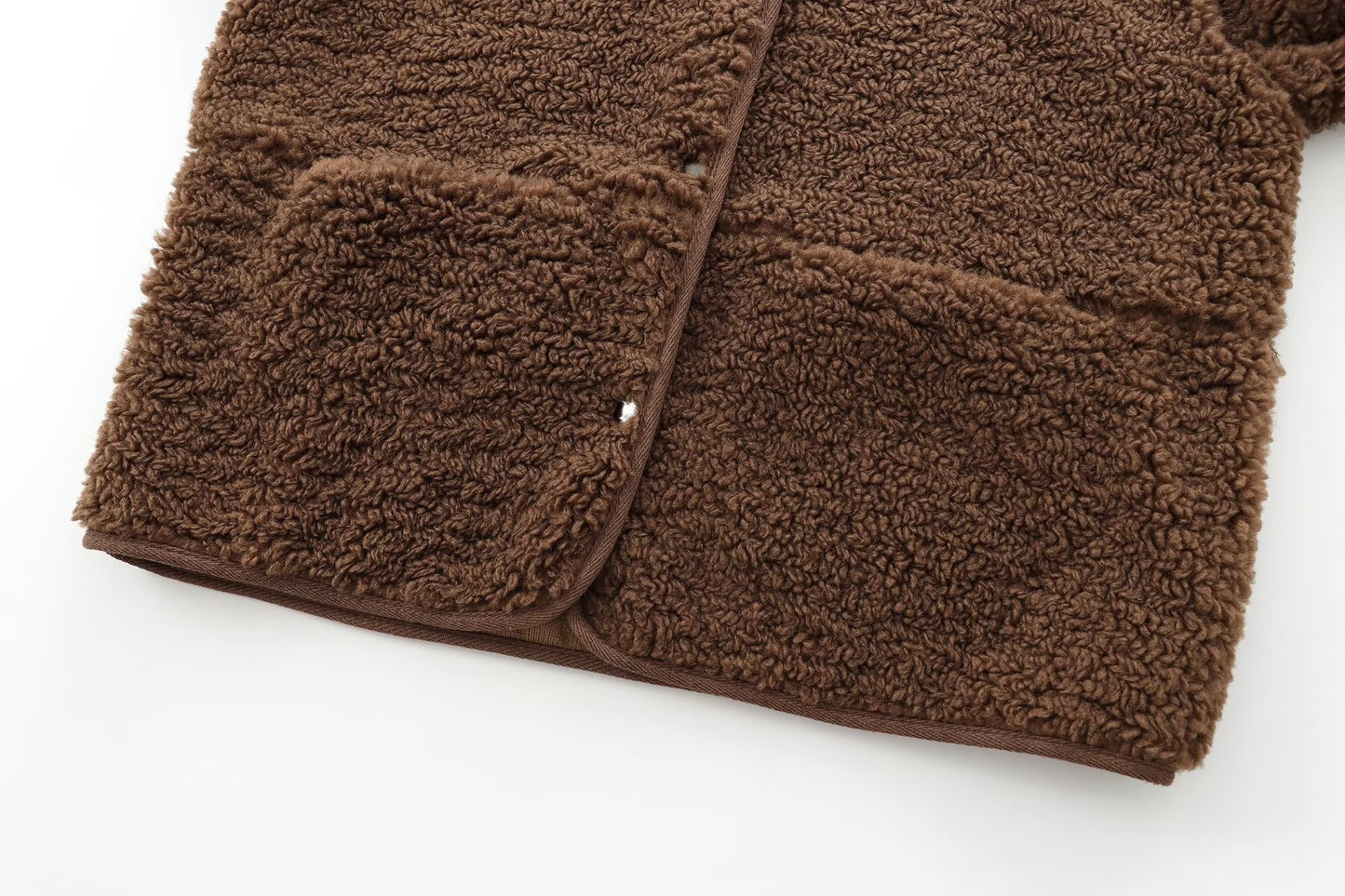 Women's warm fleece single breasted jacket Coat