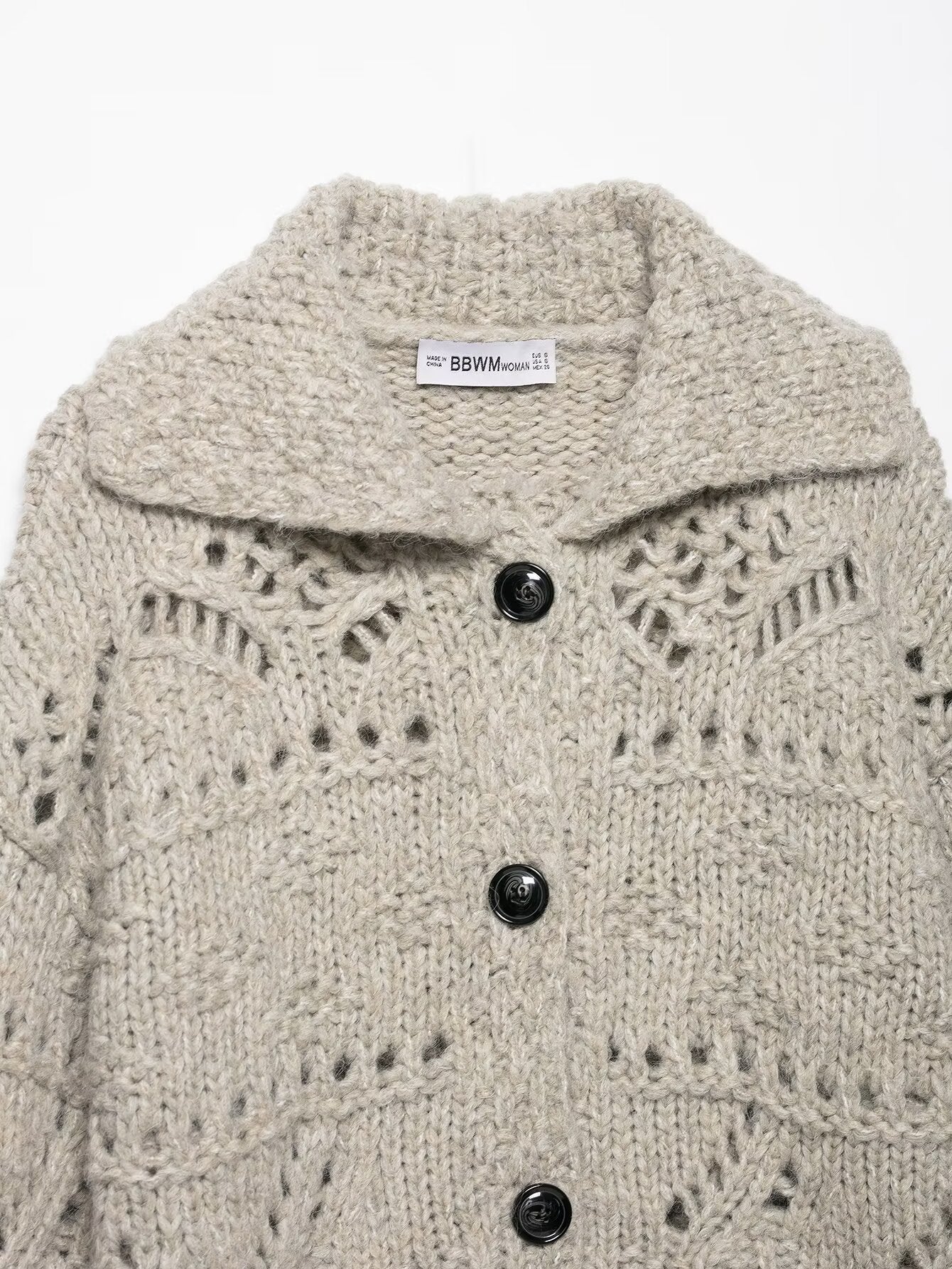 Women's new fashion Joker knit cardigan coat