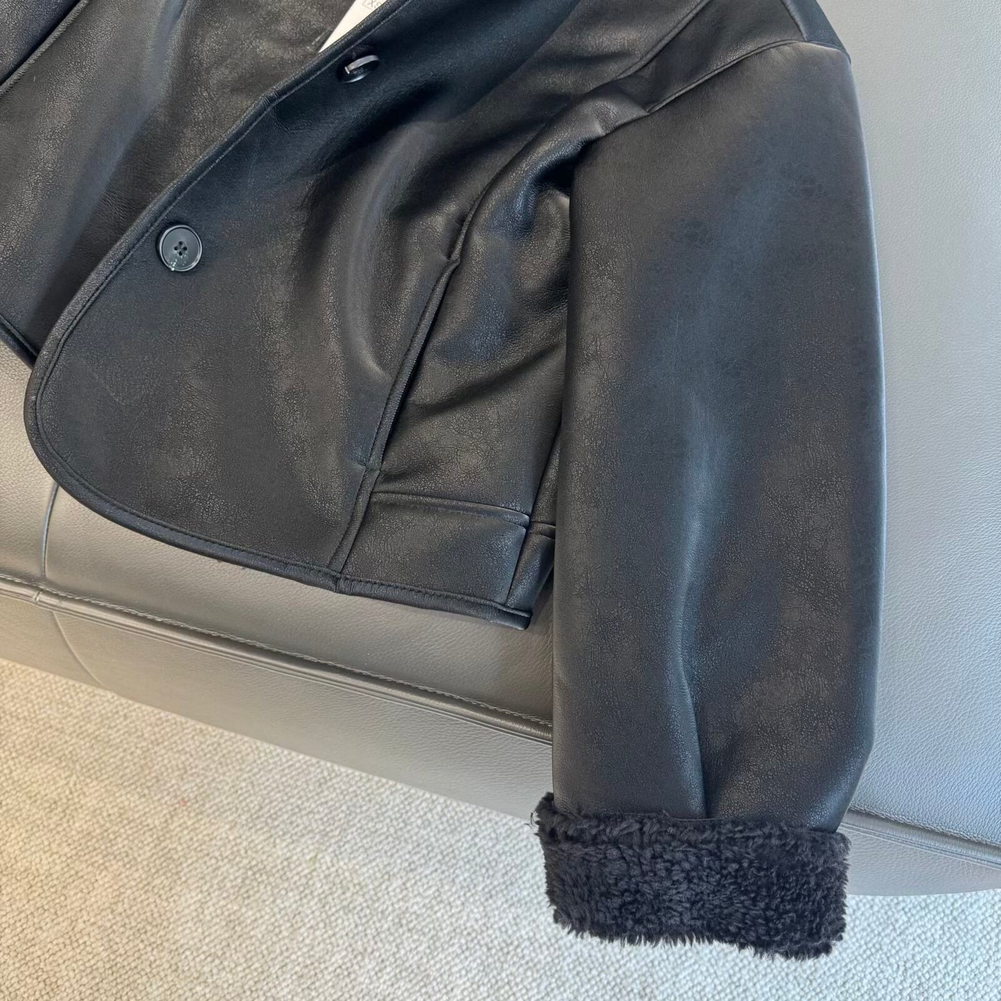 Women's winter new anti suede effect double-sided jacket Coat