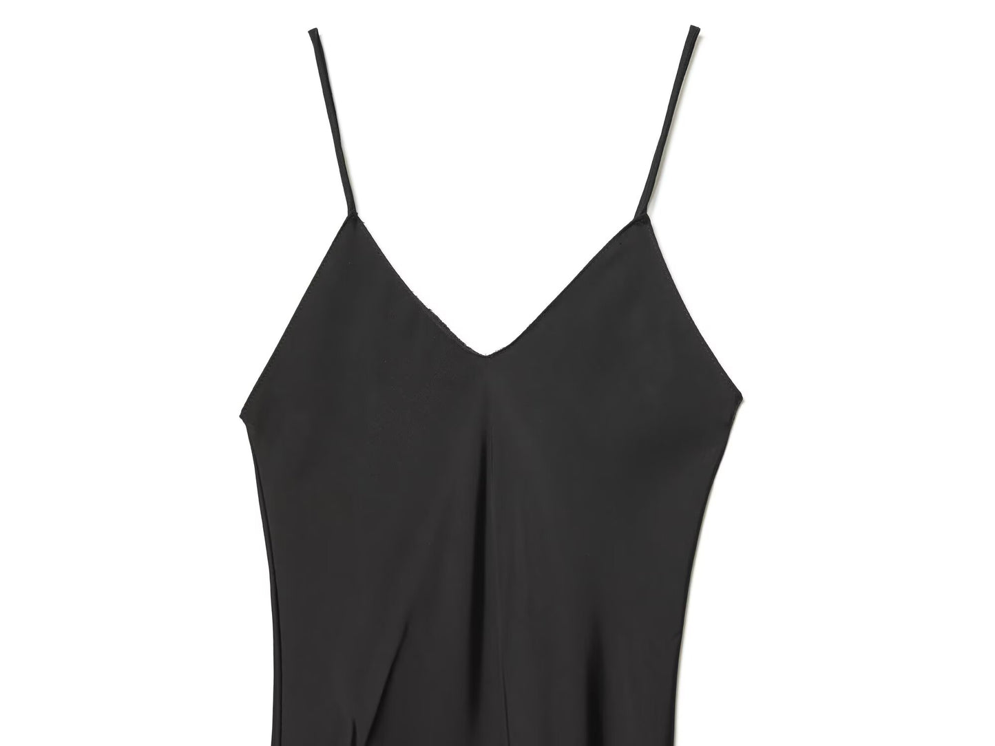 Women's slim draped suspender MIDI dress