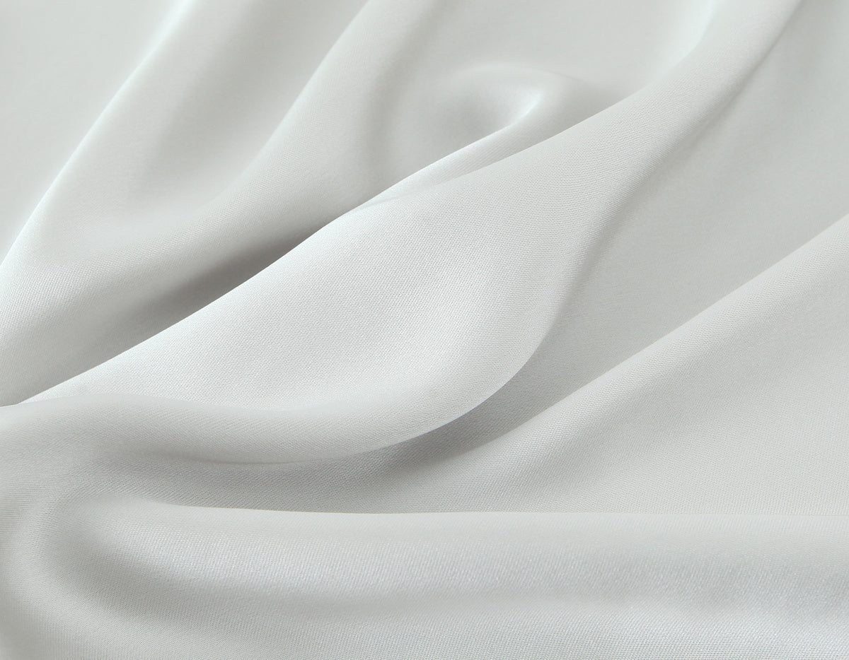 Women's New Fashion Thin Scarf Decorative Satin Texture Midi Dress