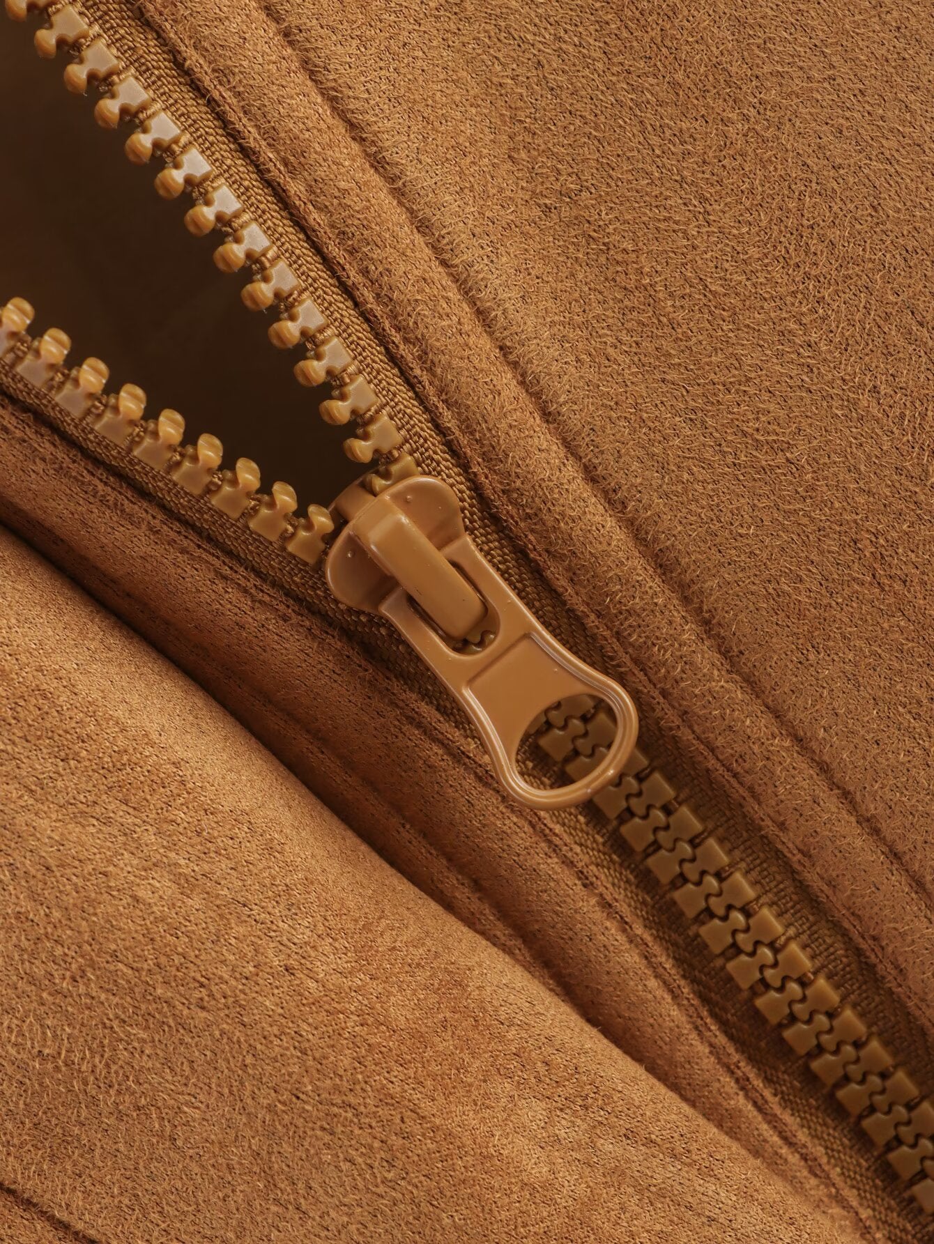 Women's 2025 new fashion suede texture loose flying jacket Coat