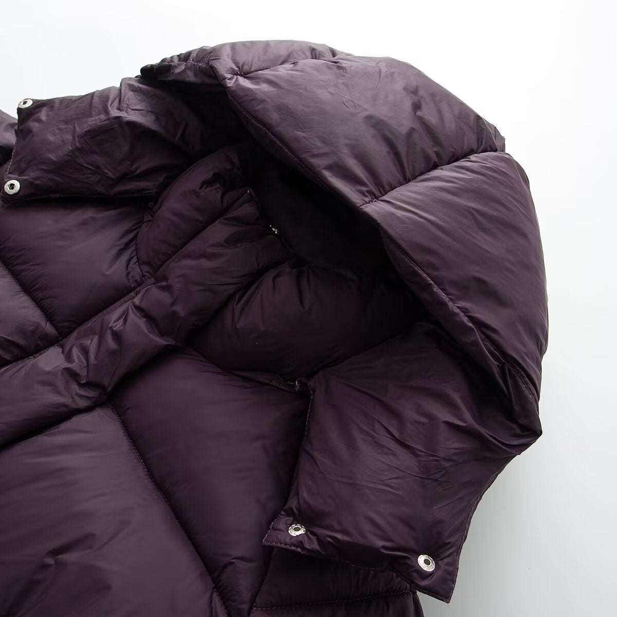 Women's winter warm detachable hooded down cotton Coat