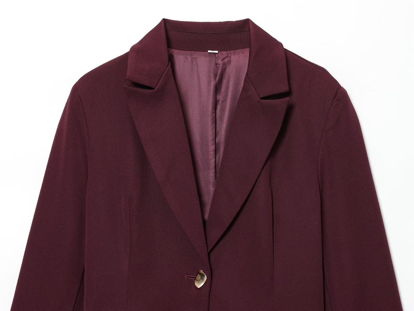 Women's 2025 new with shoulder pads slim suit jacket+Pants suit