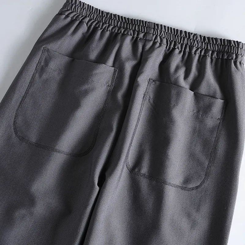 Men's New Fashion Casual Joker Balloon Pants Elastic Waist Drape Elastic Straight Pants.