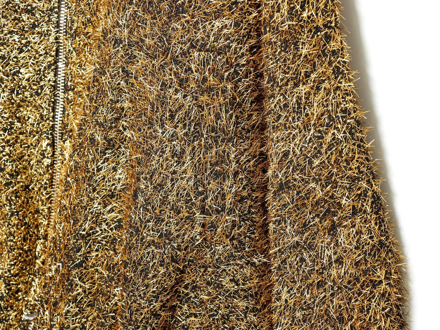 Women's lapel metallic line pilot jacket Coat