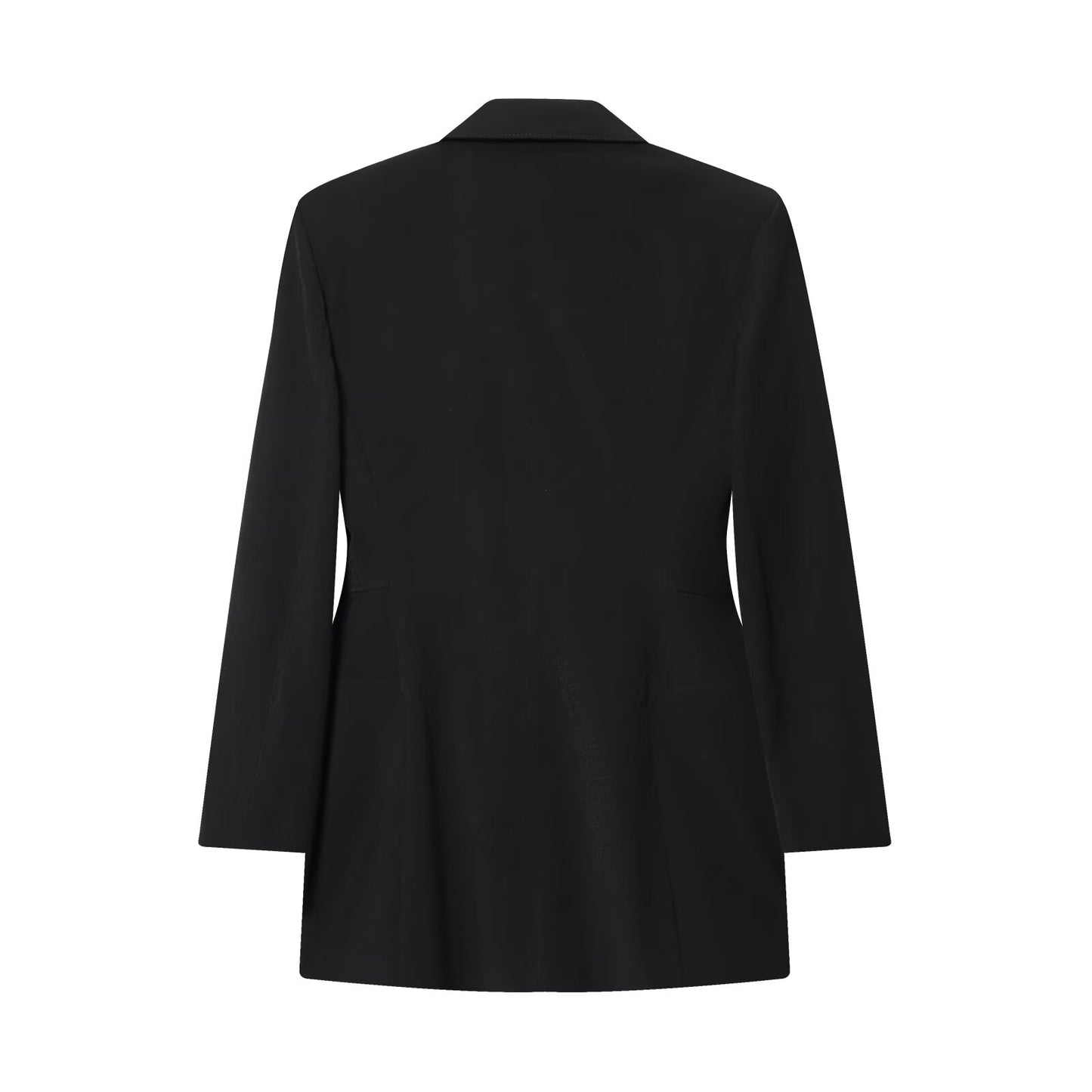 Women's new fashion black double breasted dress style suit jacket