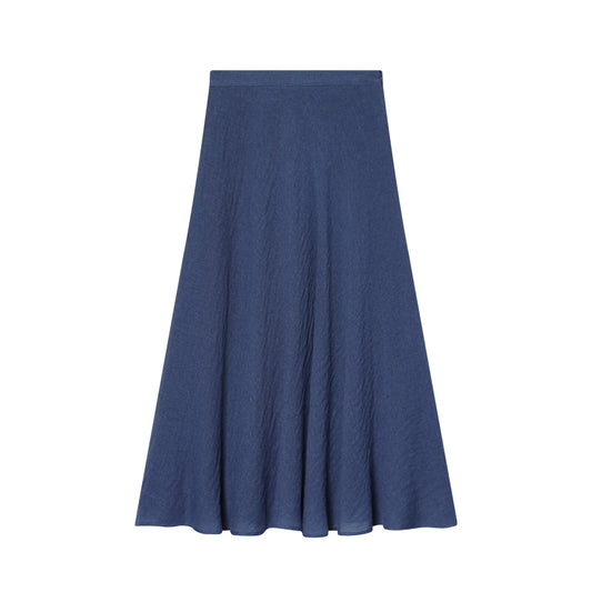 2026 Women's casual cape style draped MIDI skirt