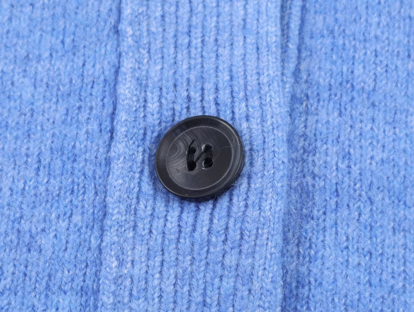 Women's soft textured O Neck knitted Coat