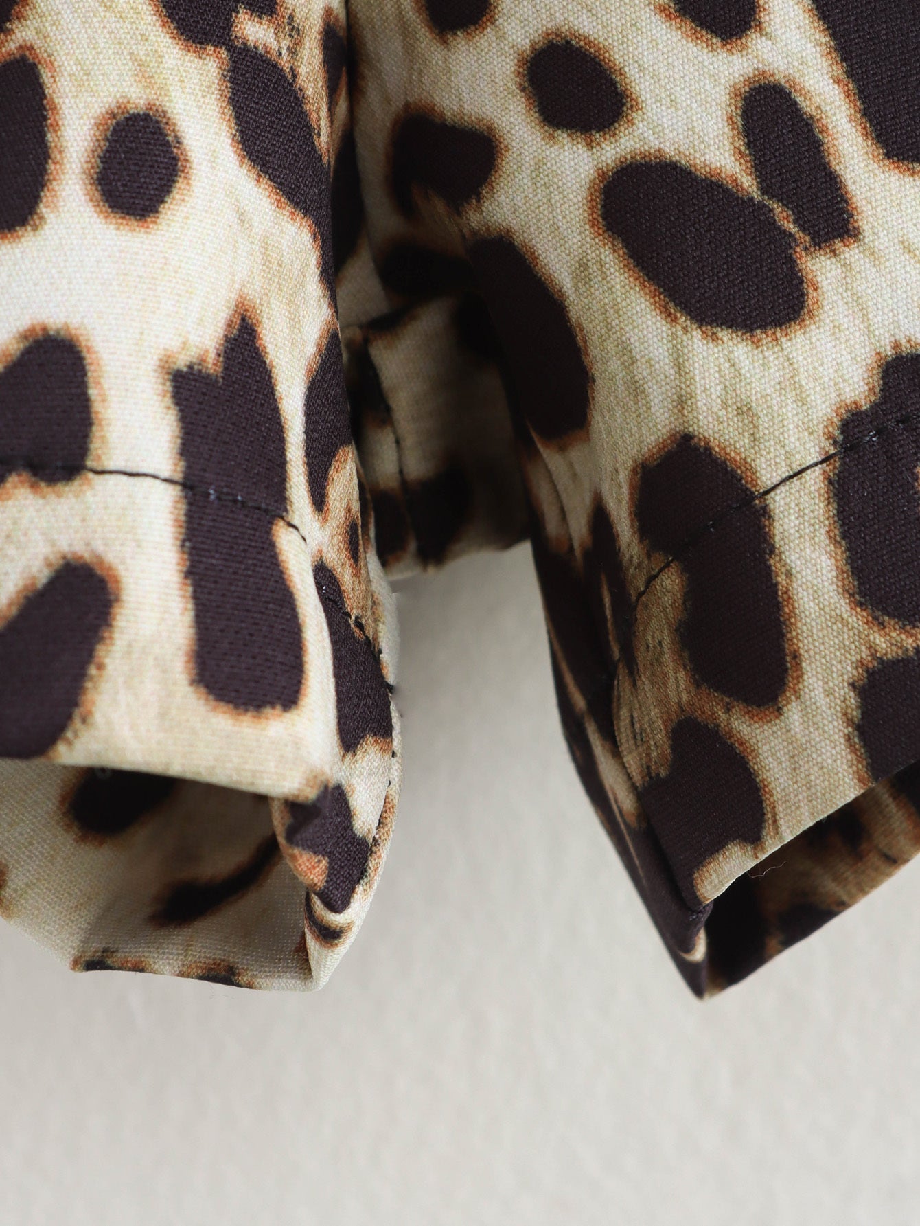 Women's Split design printed striped mini skirt