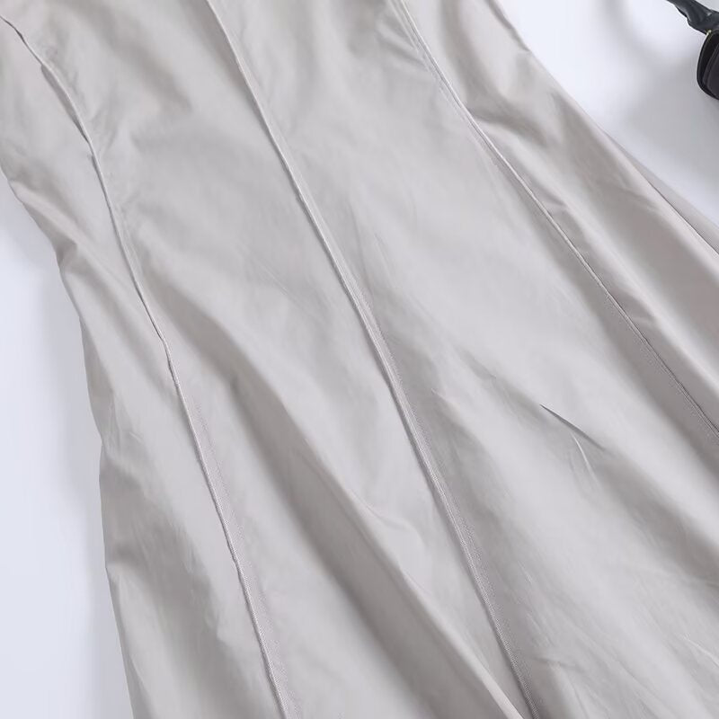 Women's 2025 chic Fashion Wide Swing Sleeveless Midi Dress