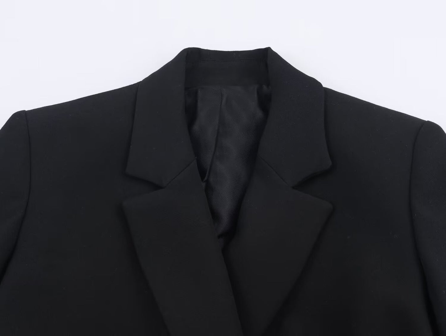 suit Women's 2 pieces Metal buckle decoration Blazer Coat +Pants