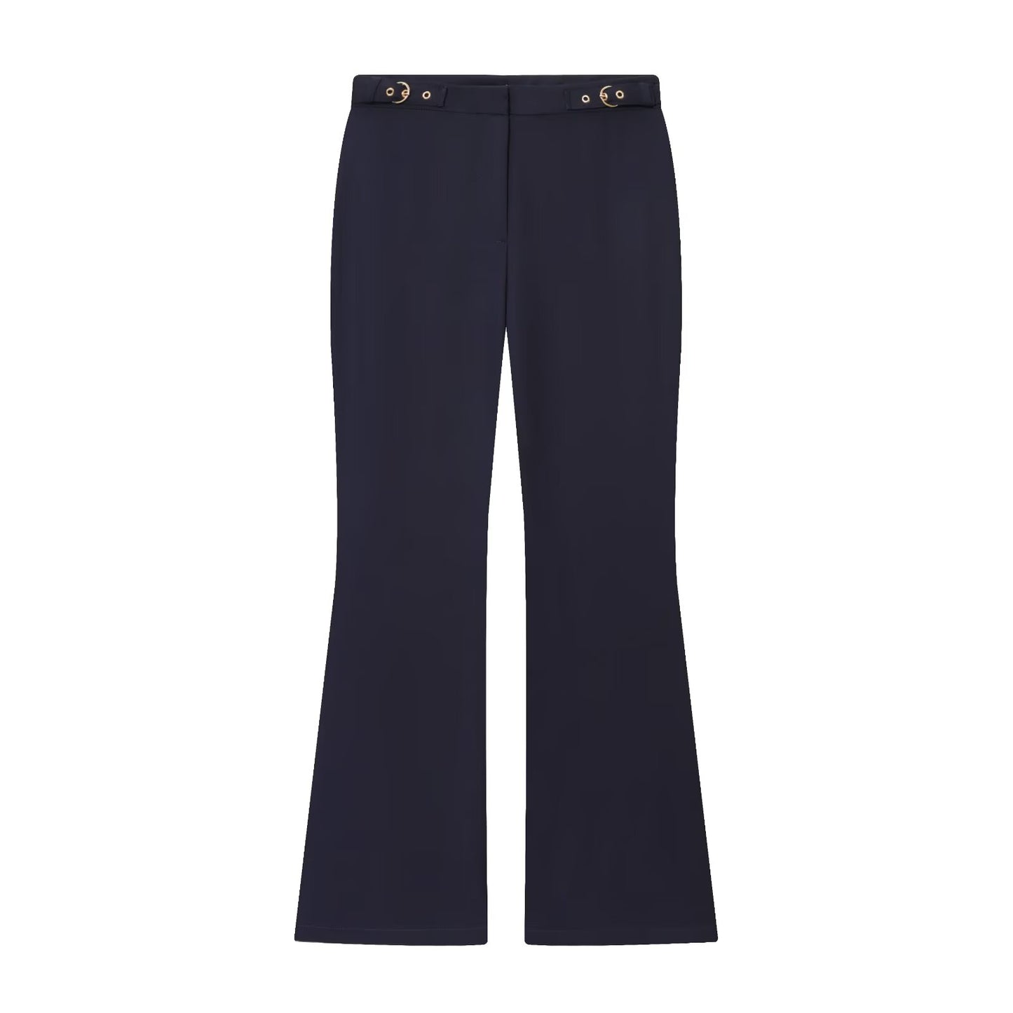 suit Women's 2 pieces buckle decoration vest style crepe top+Pants