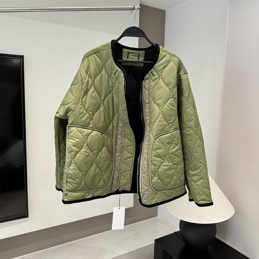 Women's winter loose warm double-sided wear cotton Coat