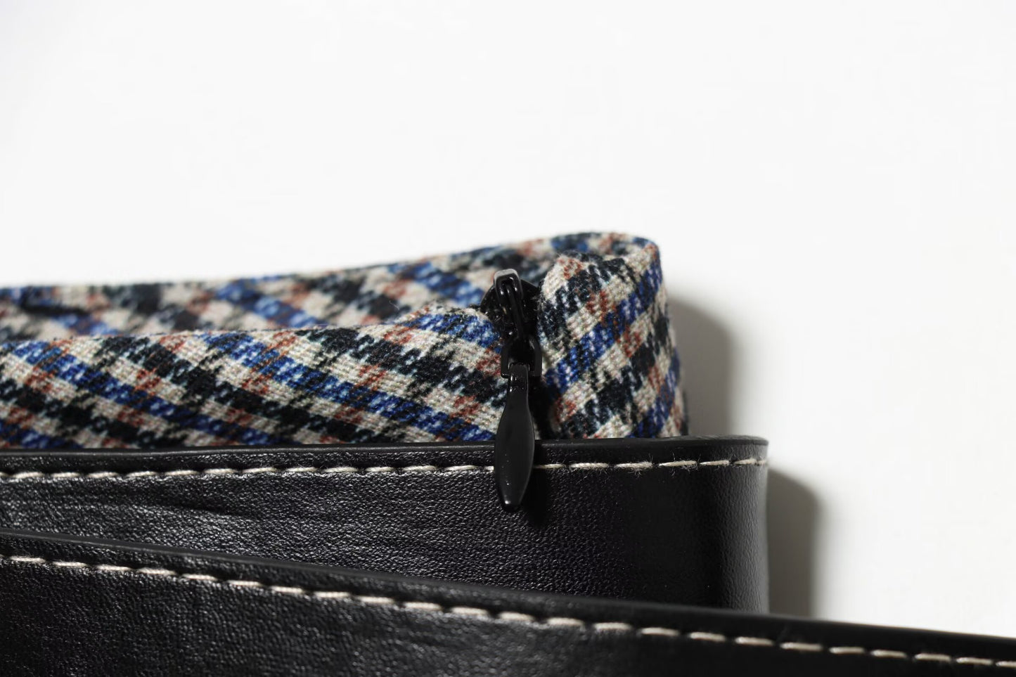 Women's With Belt Casual Plaid Midi Skirt