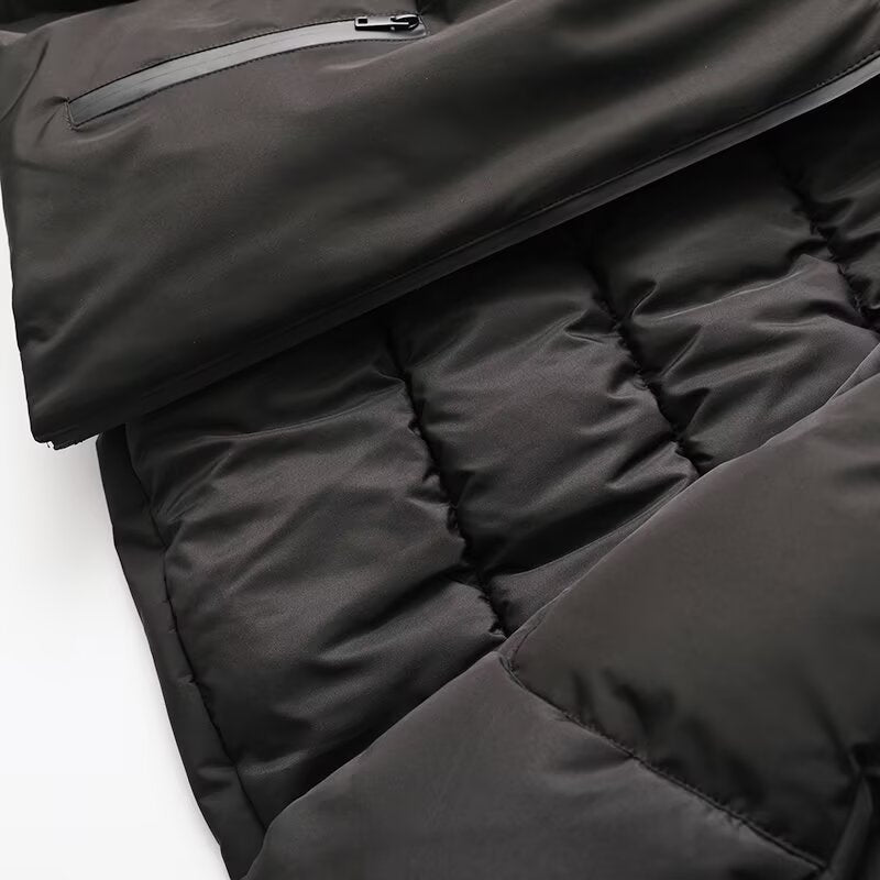 Women's winter short warm hooded cotton Coat