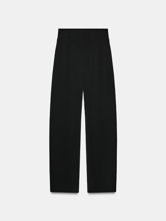 Women's new fashion comfortable loose high waisted zipper pants