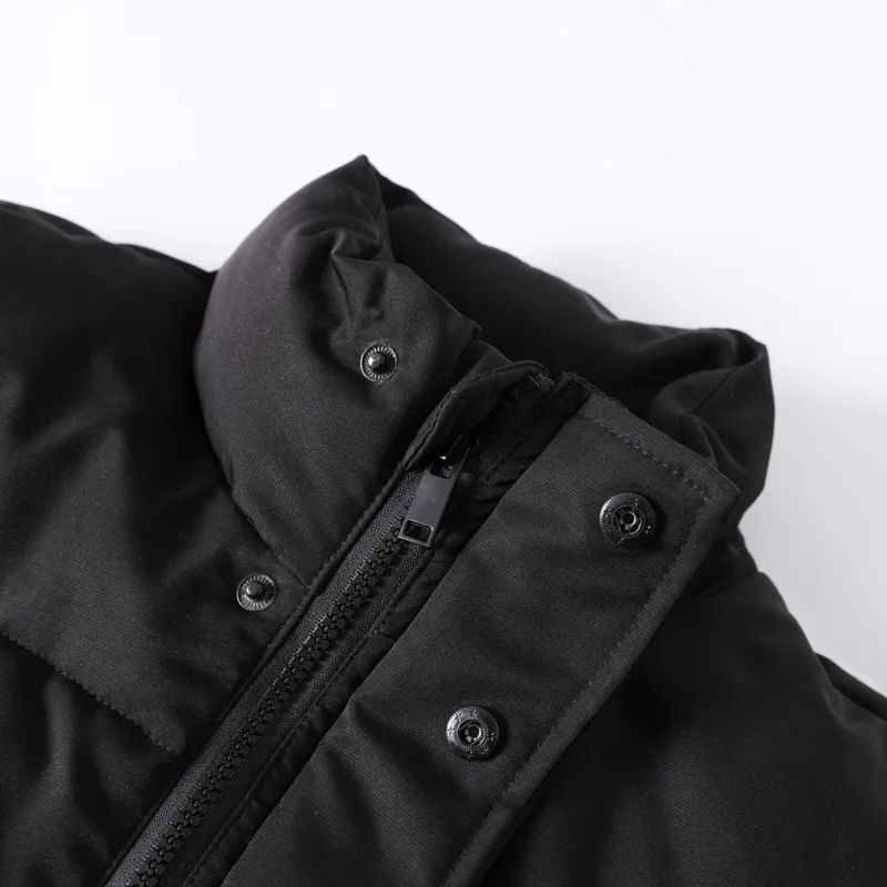 Men's New Fashion Casual Zipper Stand Collar Design Cotton-padded Jacket Loose Bread Retro Long Sleeve Cotton-padded Jacket Coat.