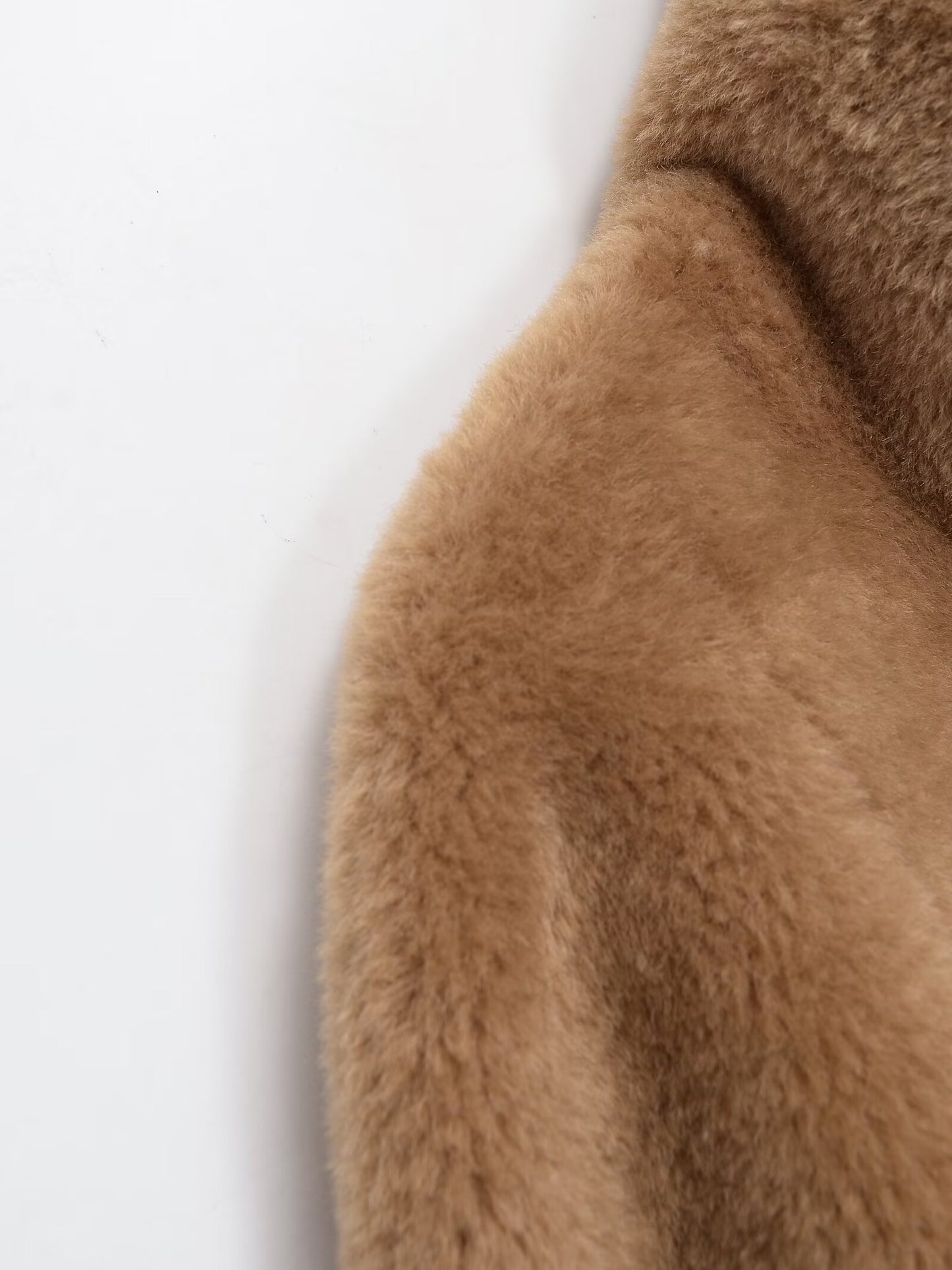 Women's thick warm double-sided lamb wool Coat