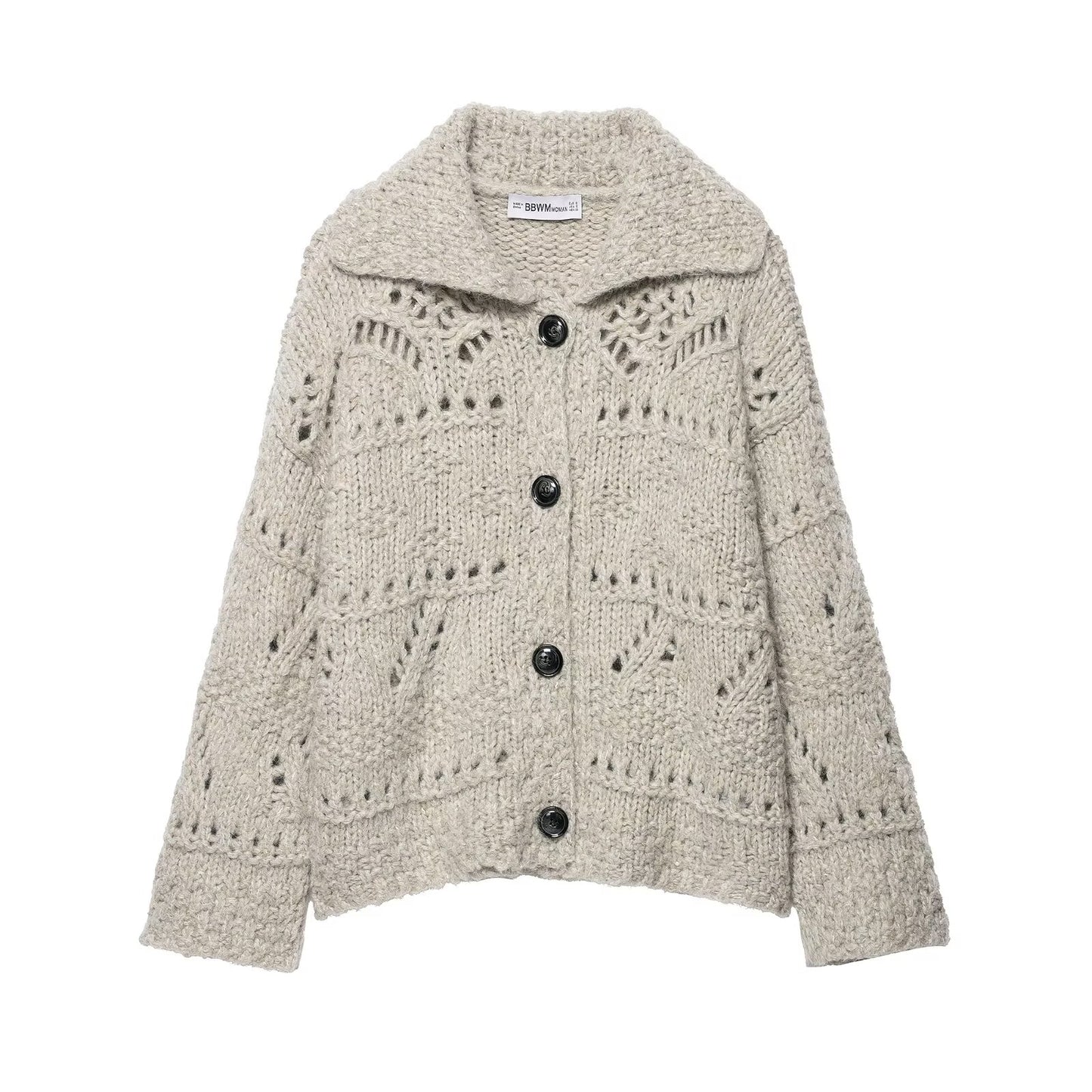 Women's new fashion Joker knit cardigan coat