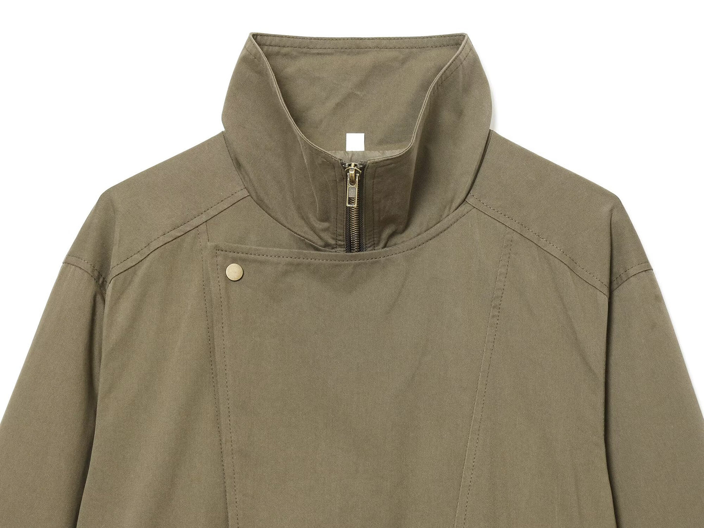 Women's with Belt casual stand collar Windbreaker coat