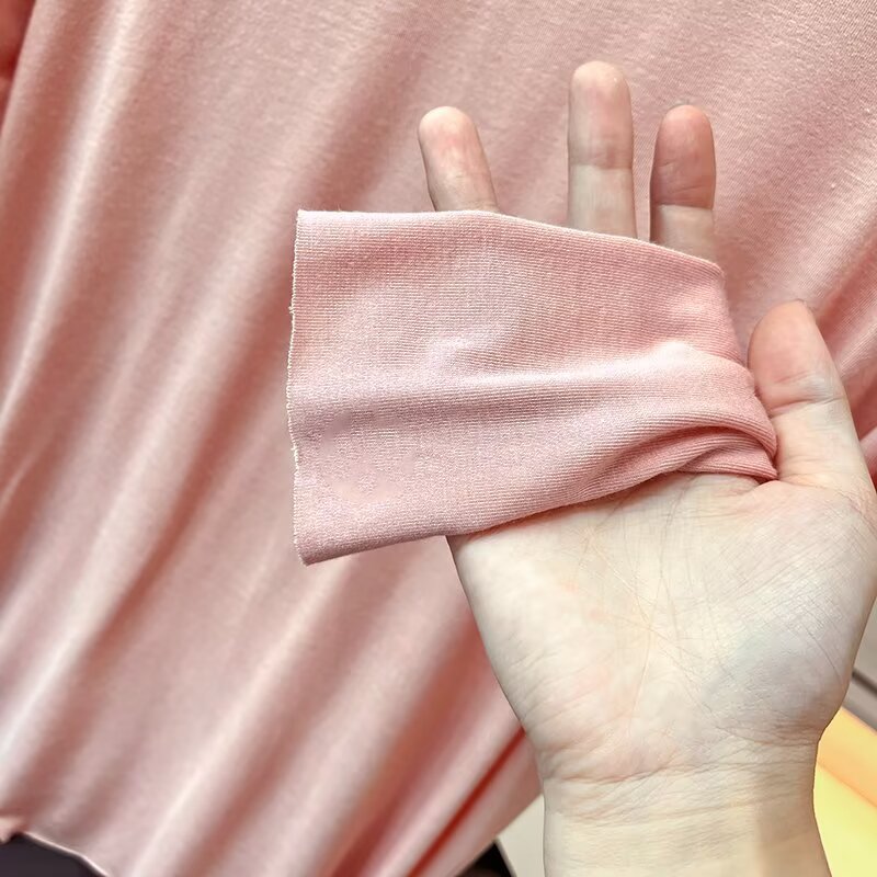 Women's new fashion long sleeved basic style solid base T-shirt