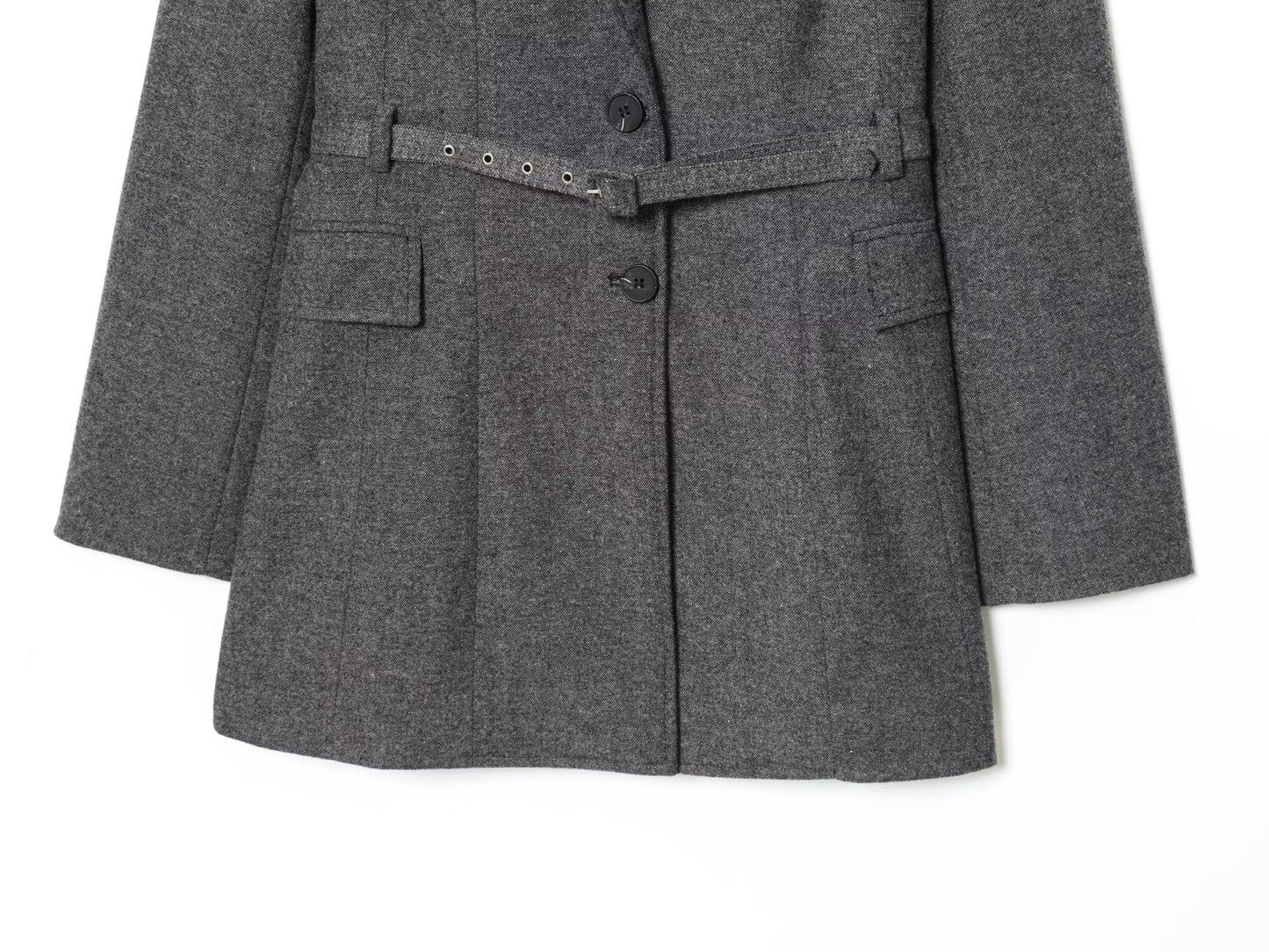 suit Women's 2 pieces with Belt casual lapel Blazer Coat +Pants