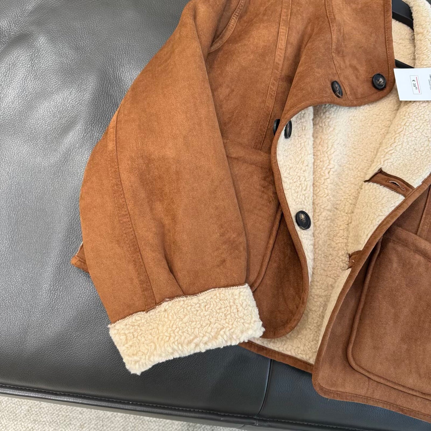 Women's warm stand collar double-sided wear jacket Coat