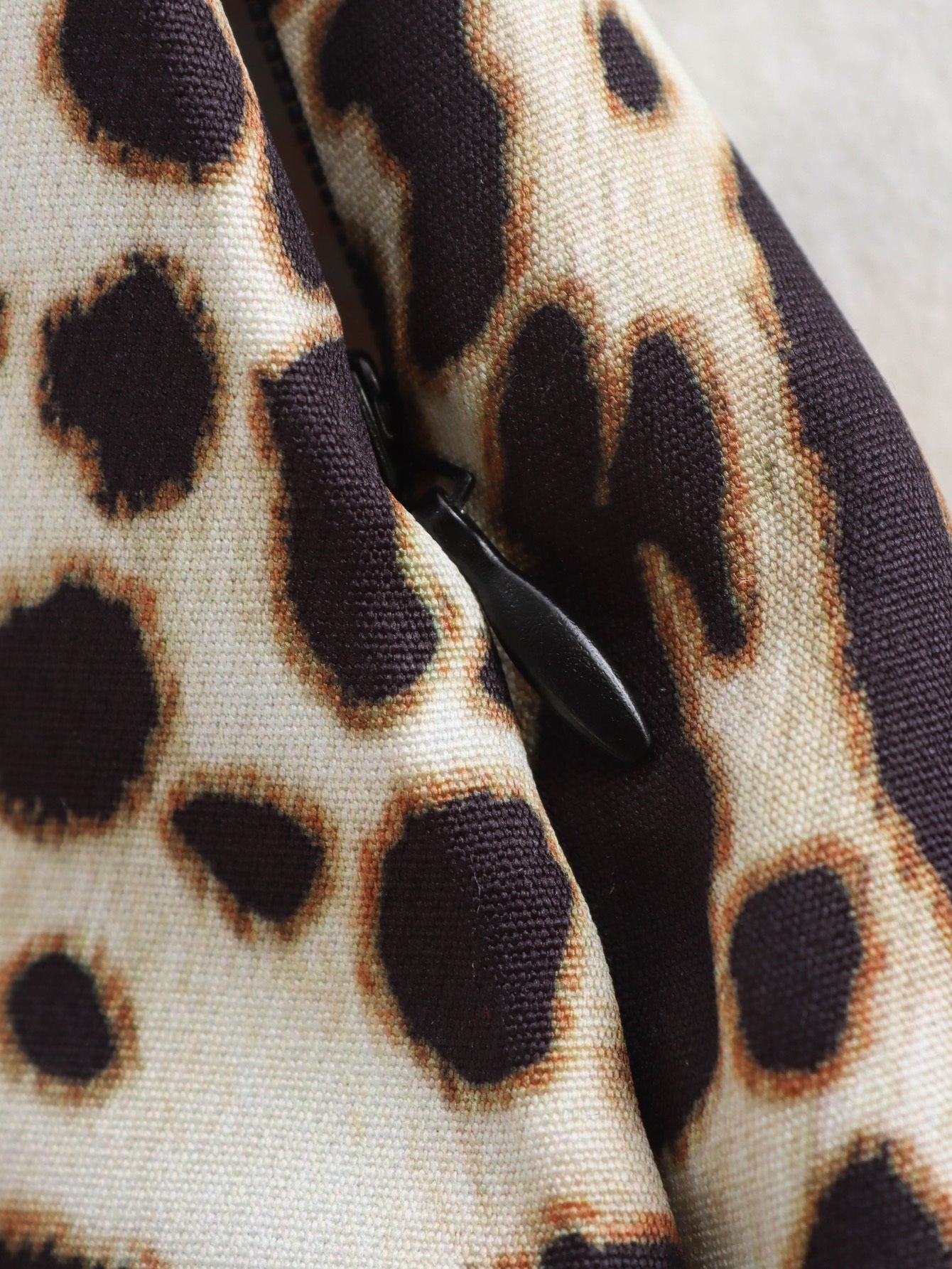 Women's Split design printed striped mini skirt