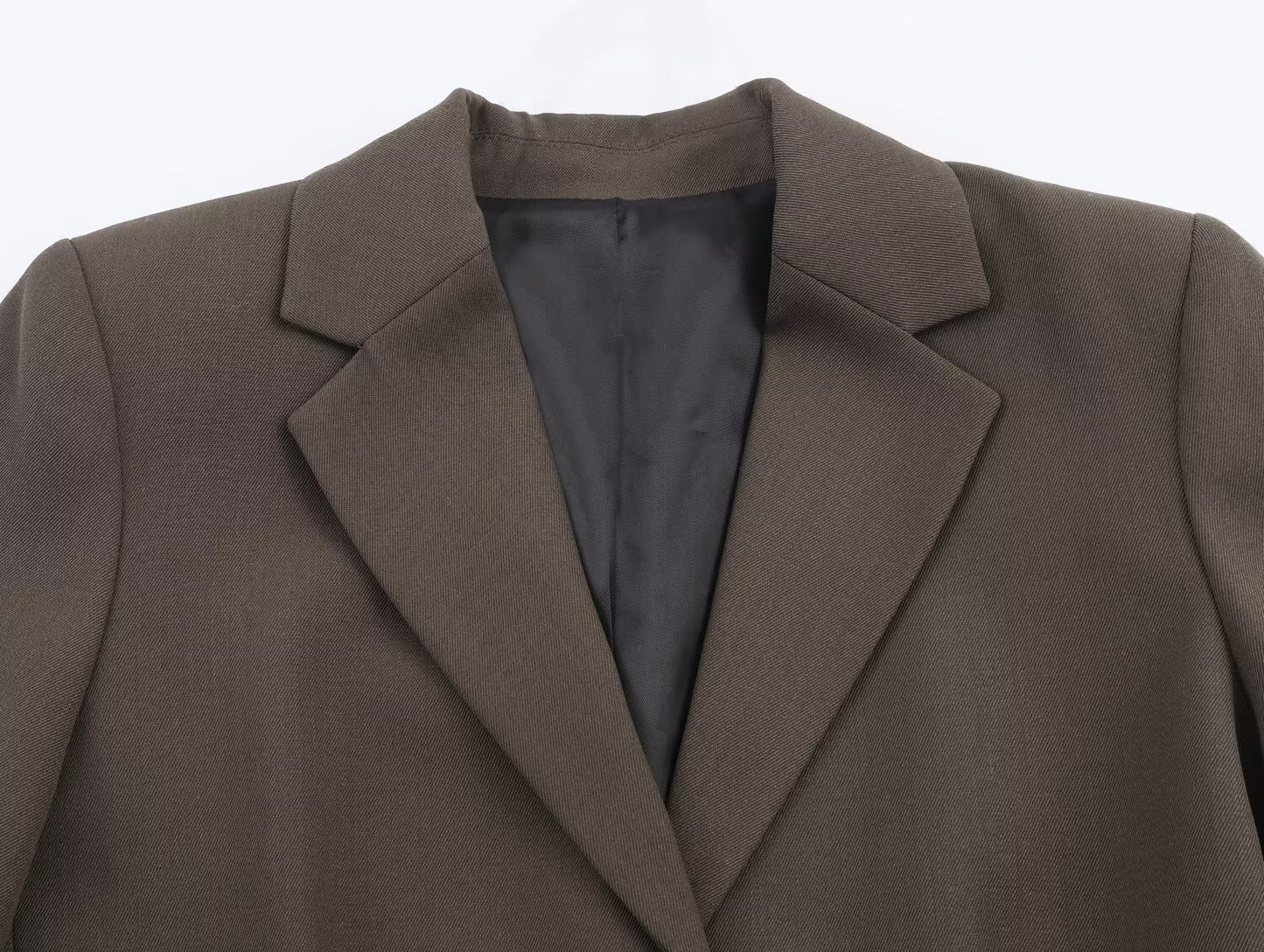 suit Women's 2 pieces casual lapel Button-up Blazer Coat +Skirts