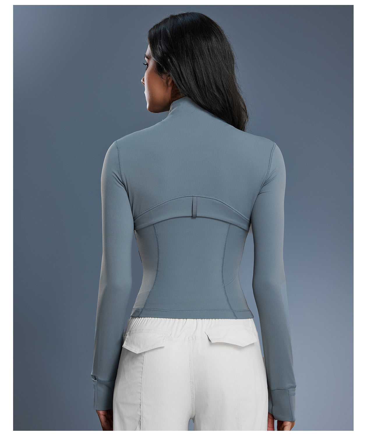 Women's new short slim collar yoga clothes