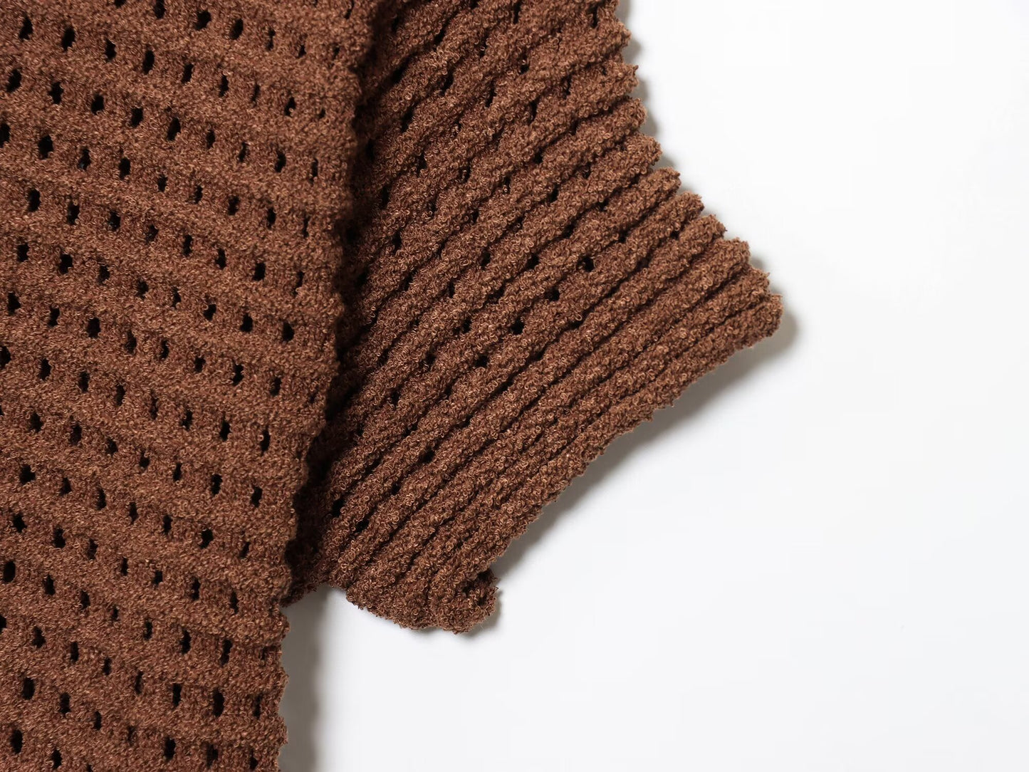 suit Women's 2 pieces tassel decorated Plaid knit Coat+Skirts