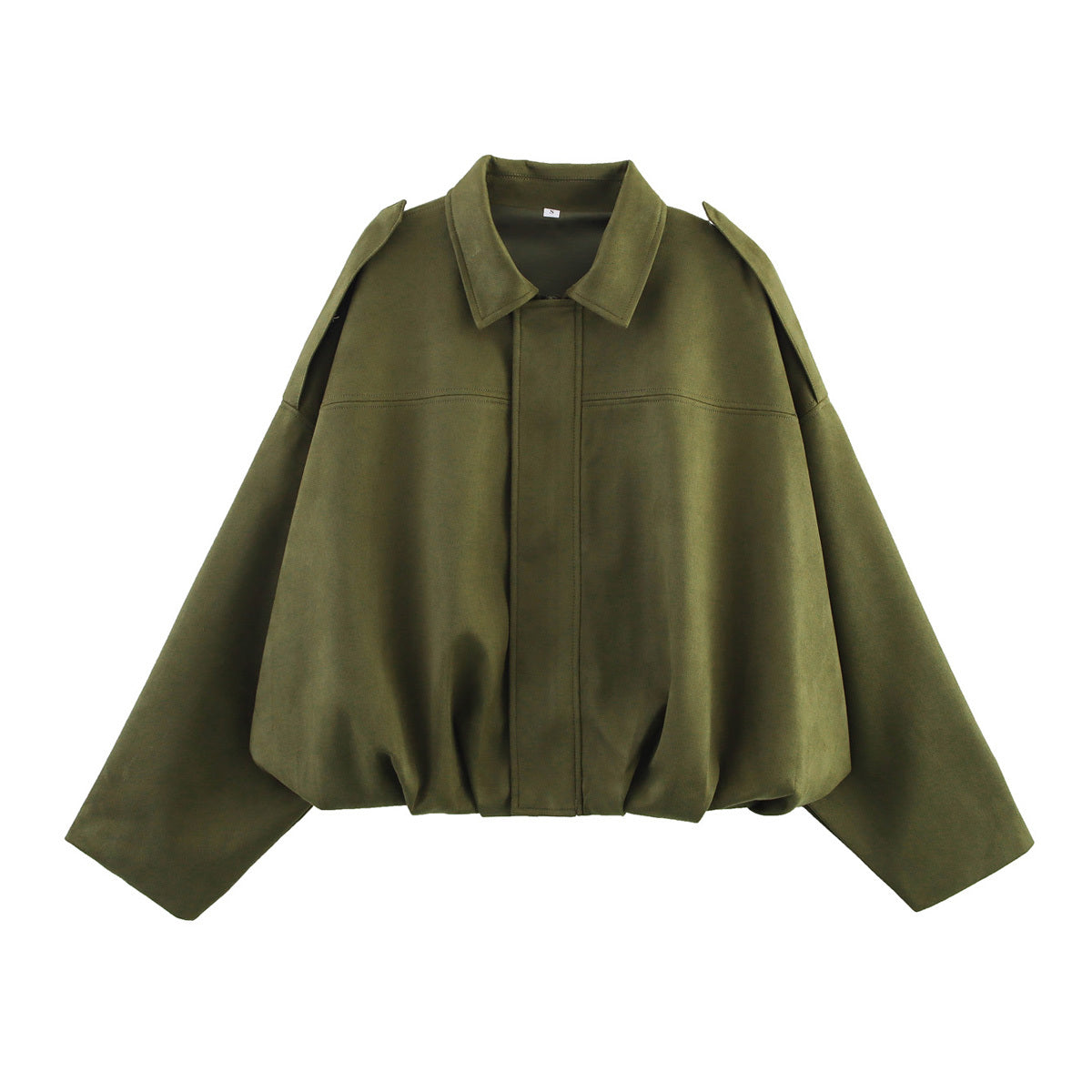 Women's casual suede texture pilot jacket Coat