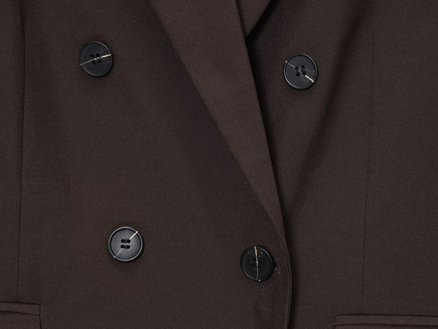 suit Women's 2 pieces loose double breasted Blazer Coat +culottes