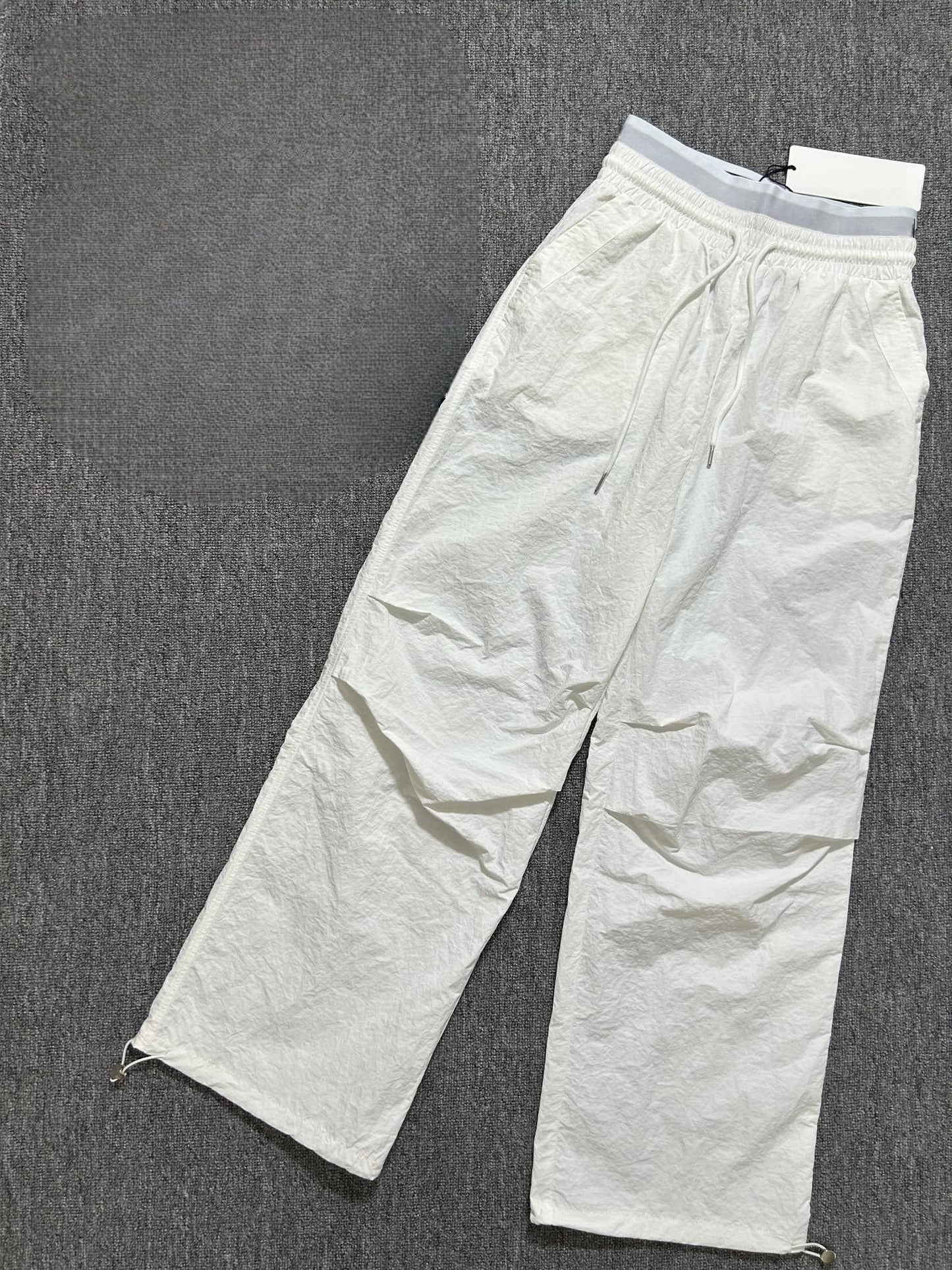 Women's thin casual slim wide-leg pants paratroopers pants