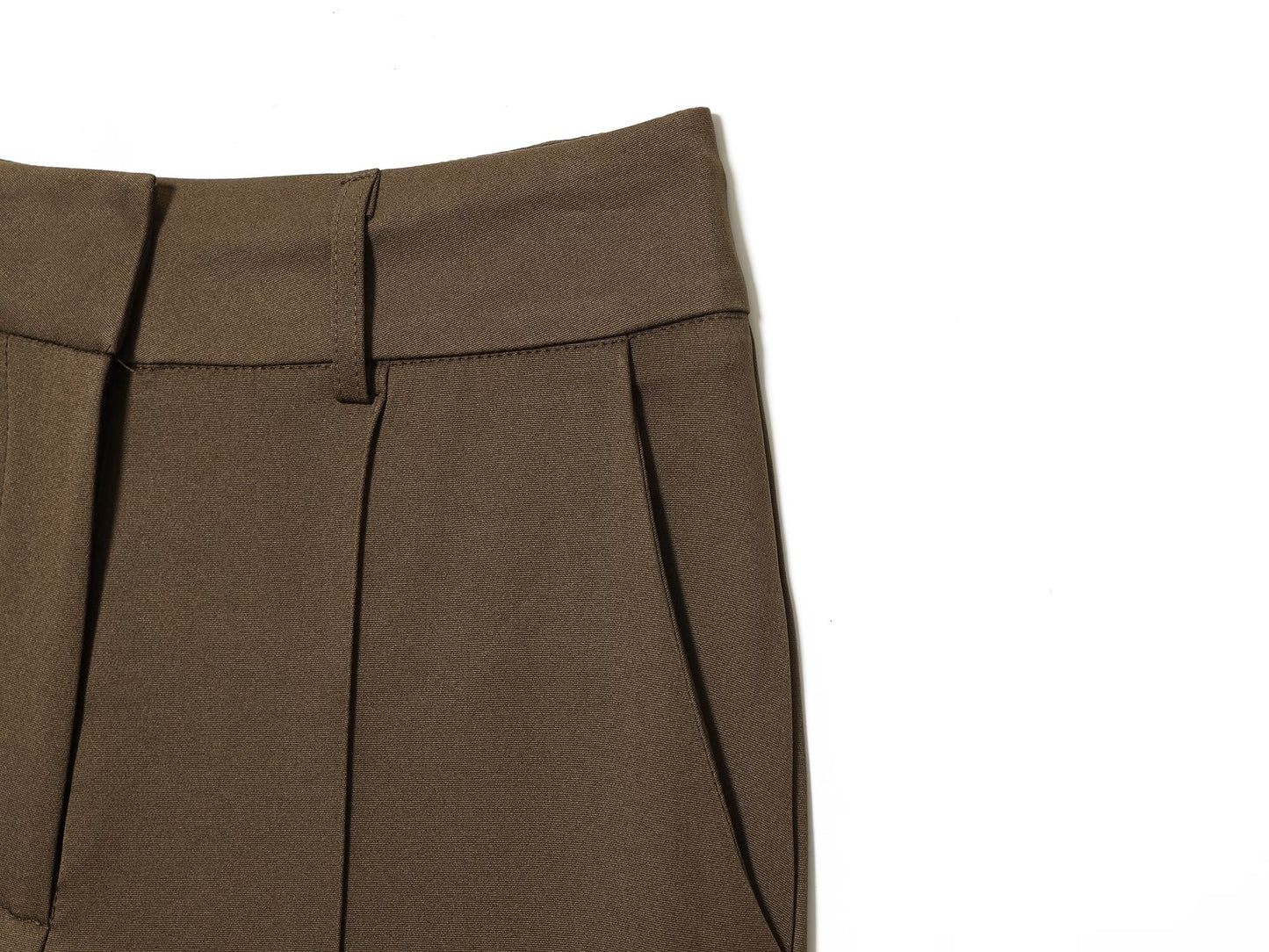 Women's new loose casual high waisted zipper pants