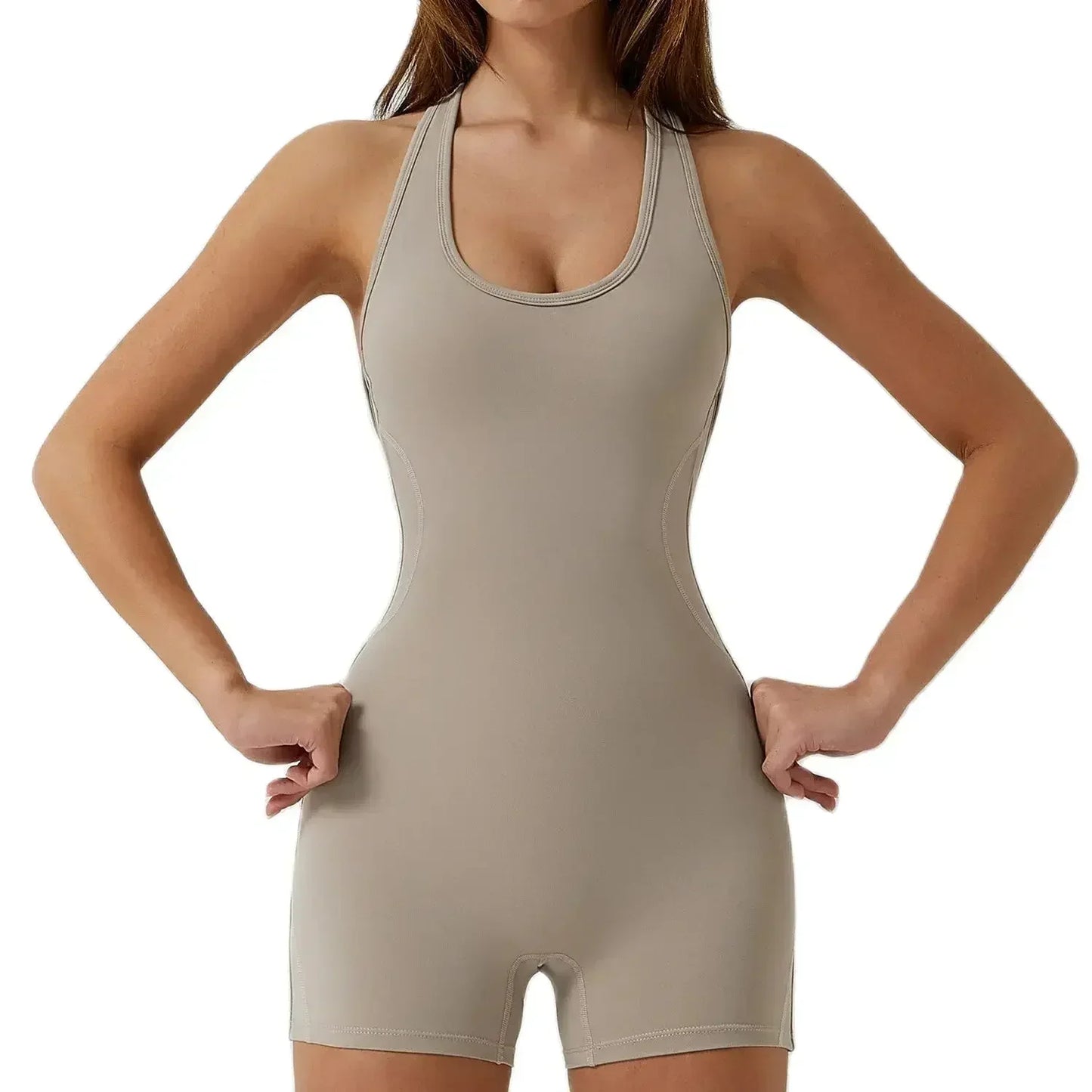 Dance Tight Breathable Air Movement Yoga Jumpsuit Hip-lifting One-piece Quick-drying Yoga Suit