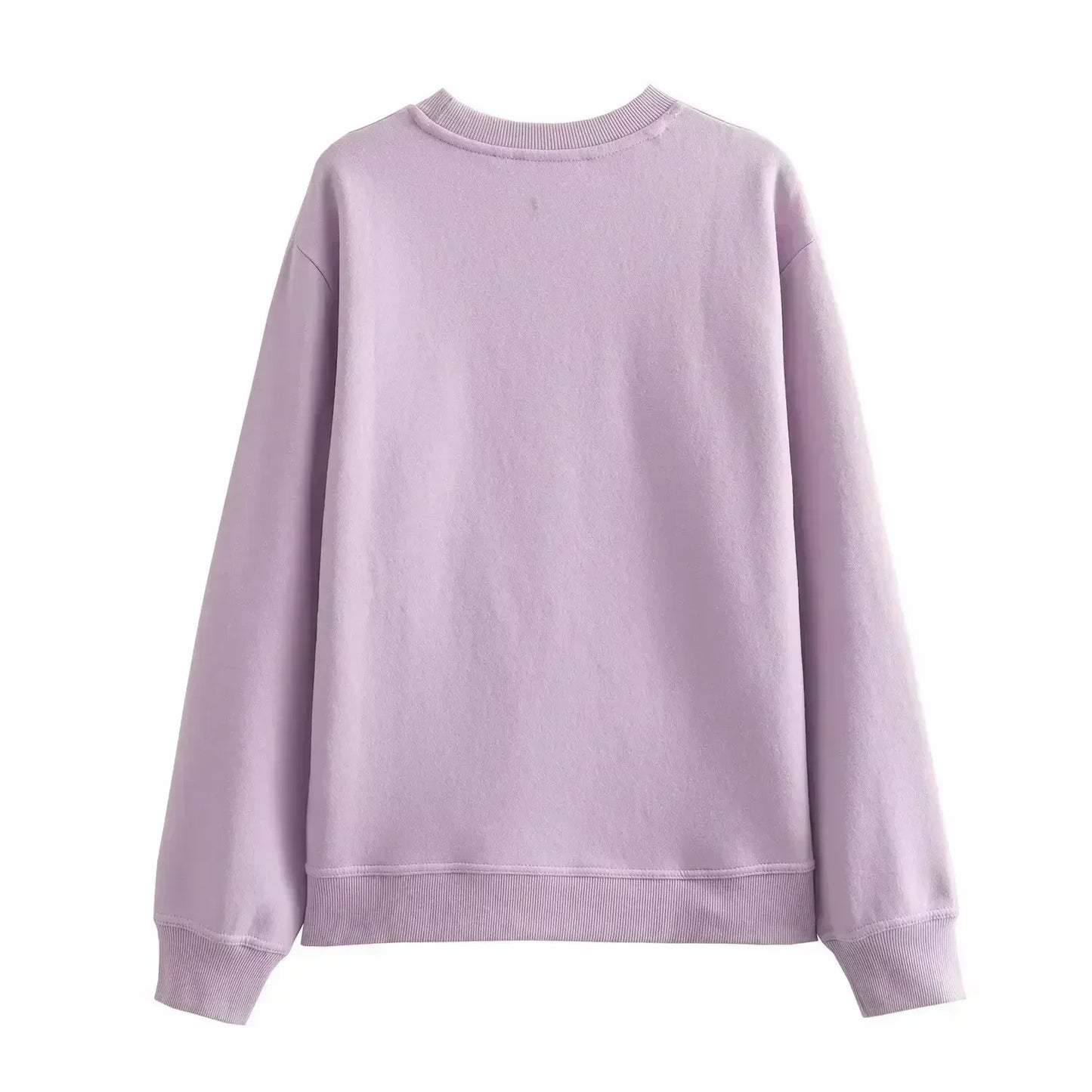 Women 2023 Autumn New Fashion Basic Solid casual Knitted Sweatshirts Vintage O Neck Long Sleeve Female Pullovers Chic Tops