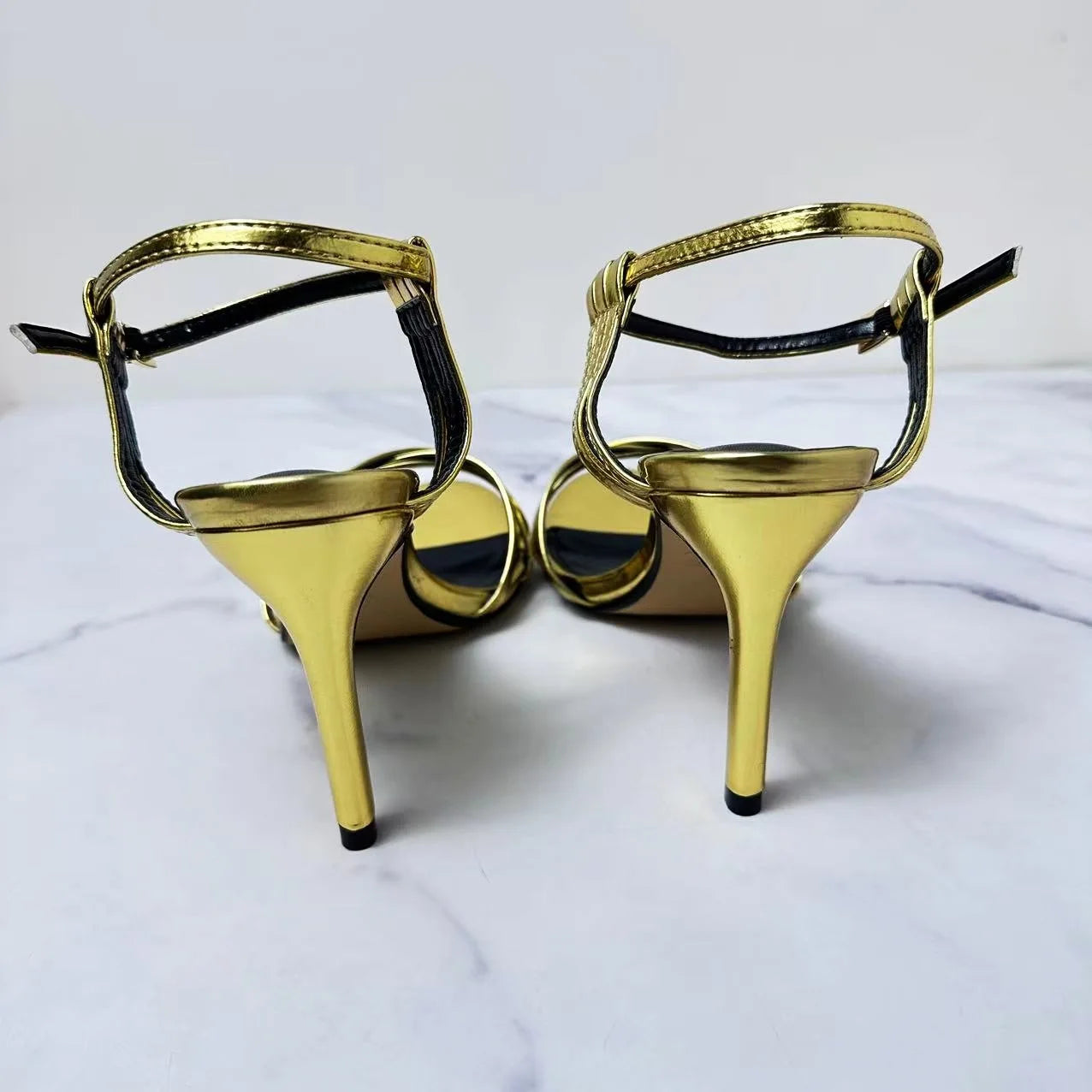 Women's 2024 New Summer High-heeled Shoes Sexy Open Toe Thin Heel Temperament Joker High-heeled Shoes Women. 