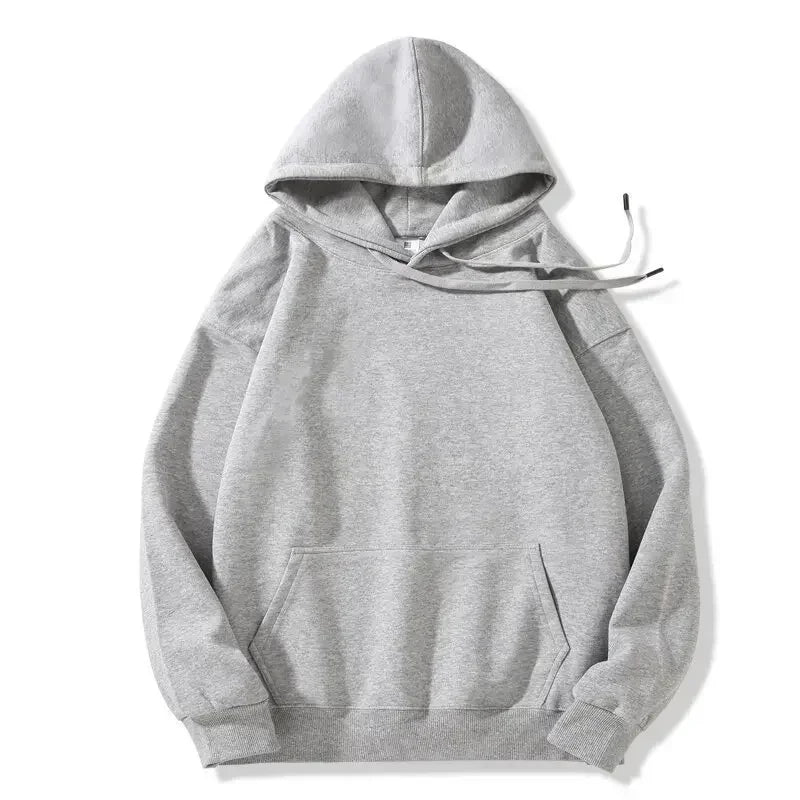 Autumn and Winter Sports Hooded Sweater Men's and Women's Running Fitness Sweater Loose Relaxed Warm Top