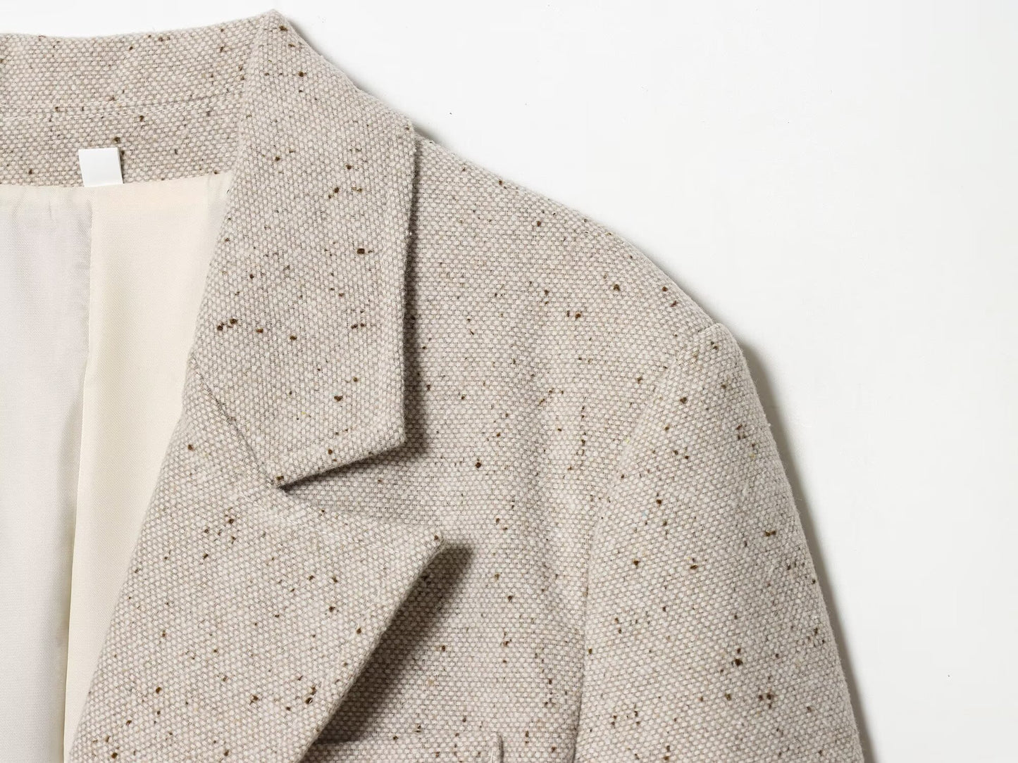 Women's new slim lapel printed Blazer Coat