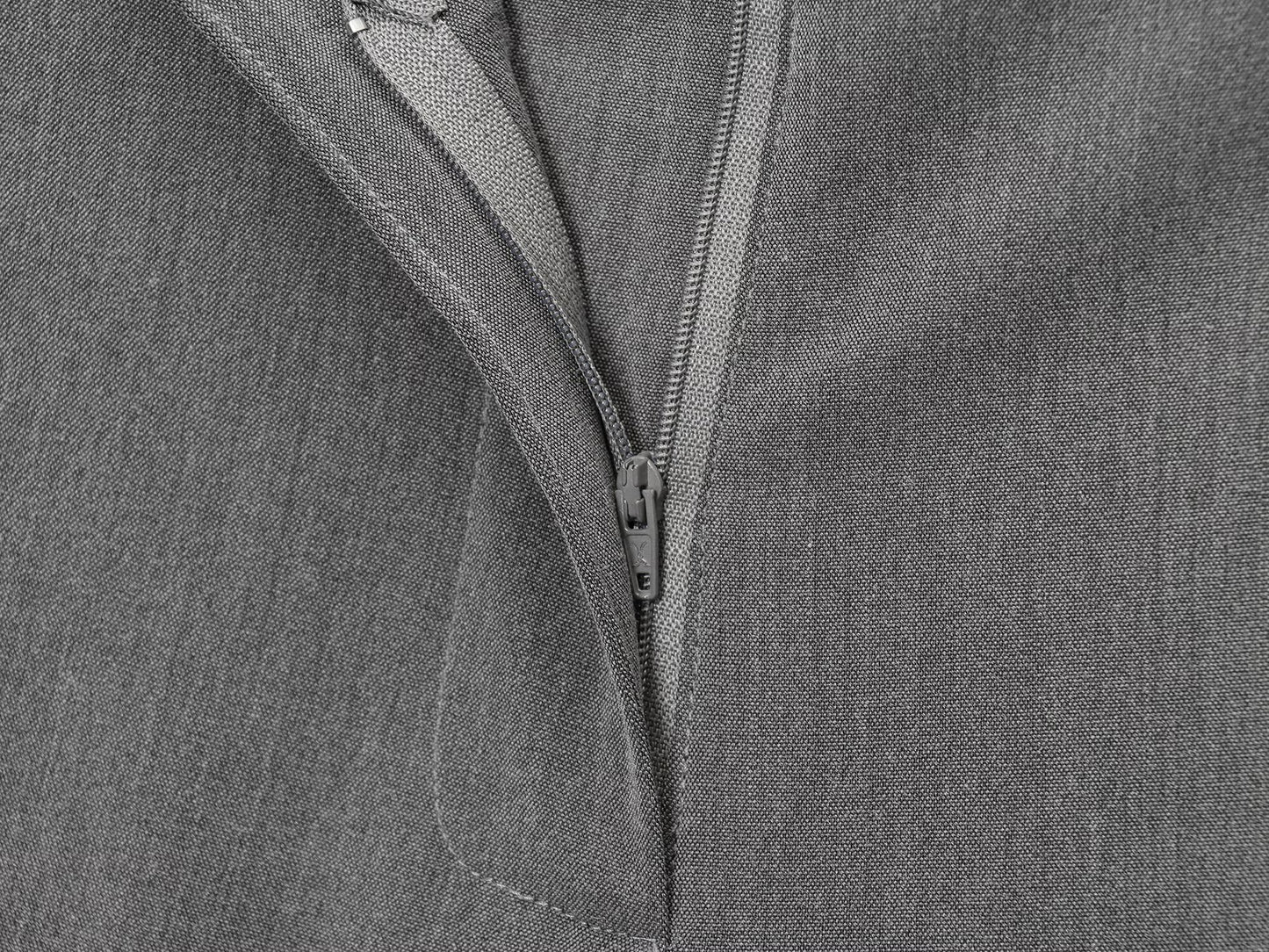 Women's Long style casual high waisted zipper shorts