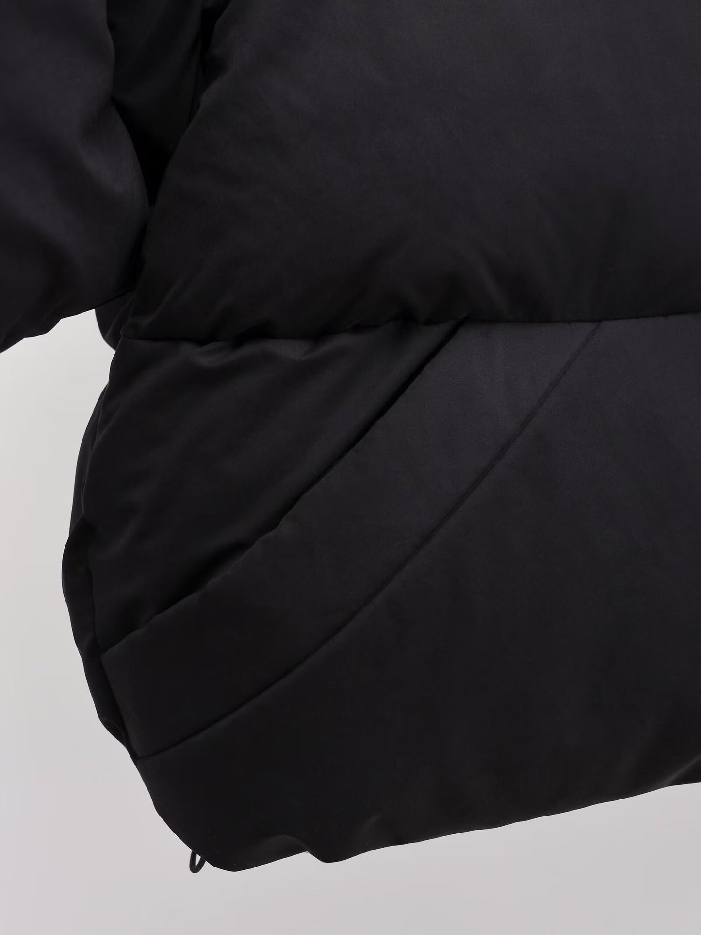 Women's thick warm short hooded cotton Coat