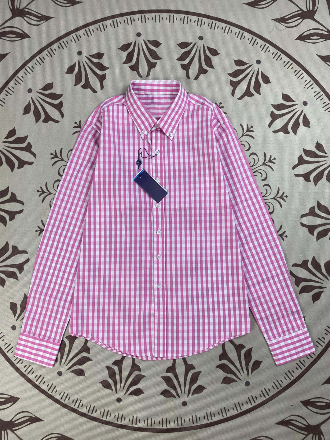Women's New Fashion Casual Joker Cotton Plaid Sunscreen Long-sleeved Shirt