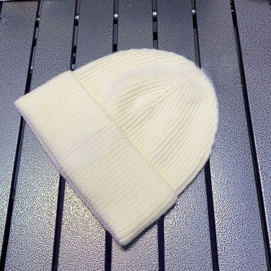 Joker embroidered wool hat casual Joker knit hat