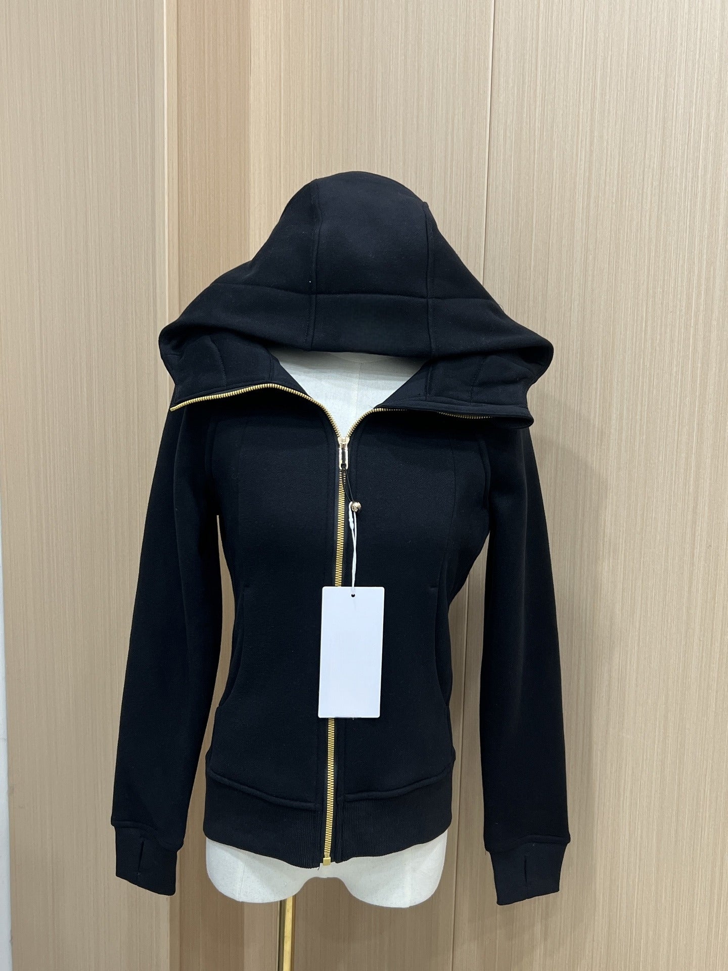 LU Women's new zipper hoodie slim fit sweatshirt jacket