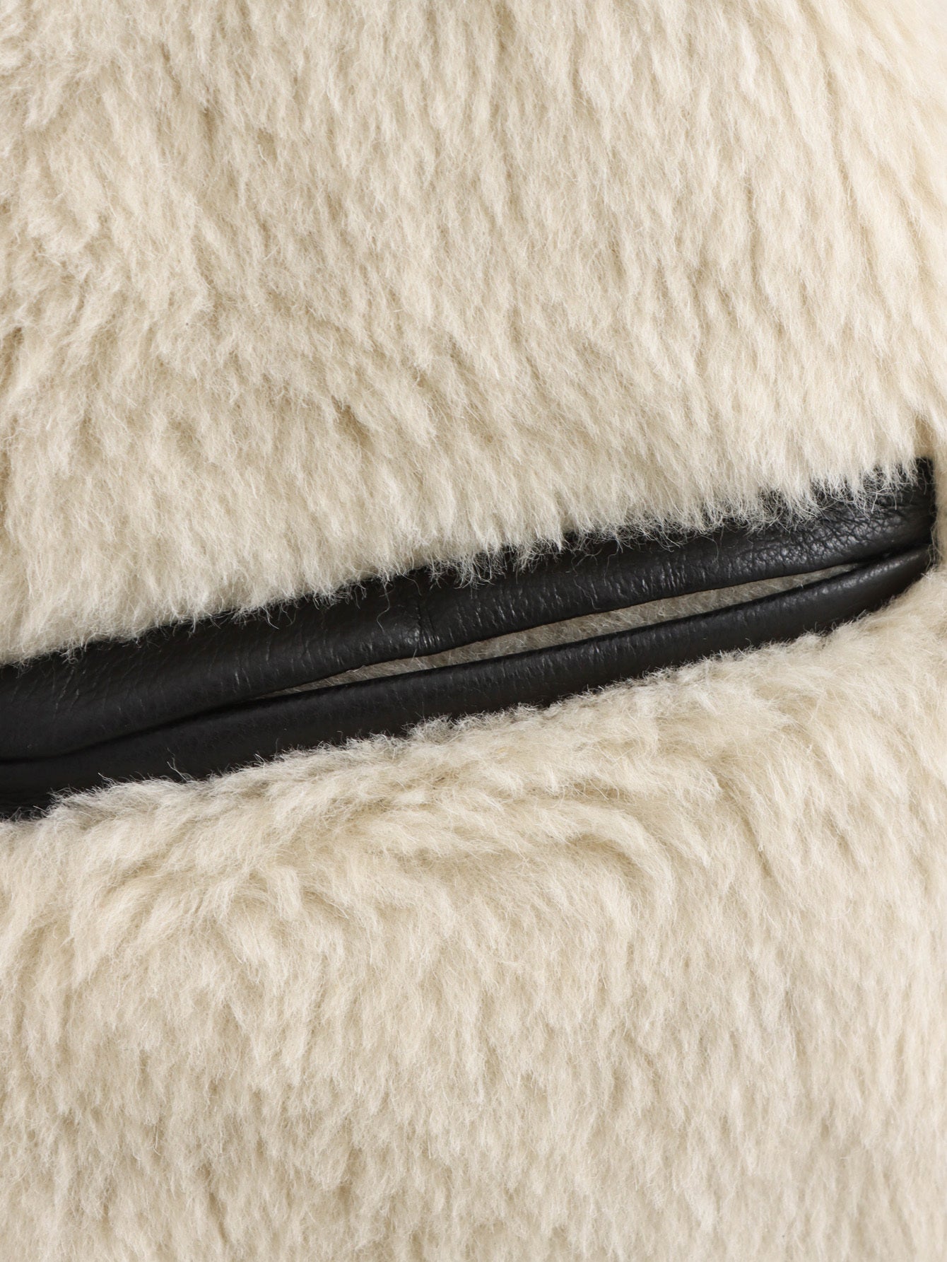 Women's thick warm O Neck Fur Faux Leather Coat