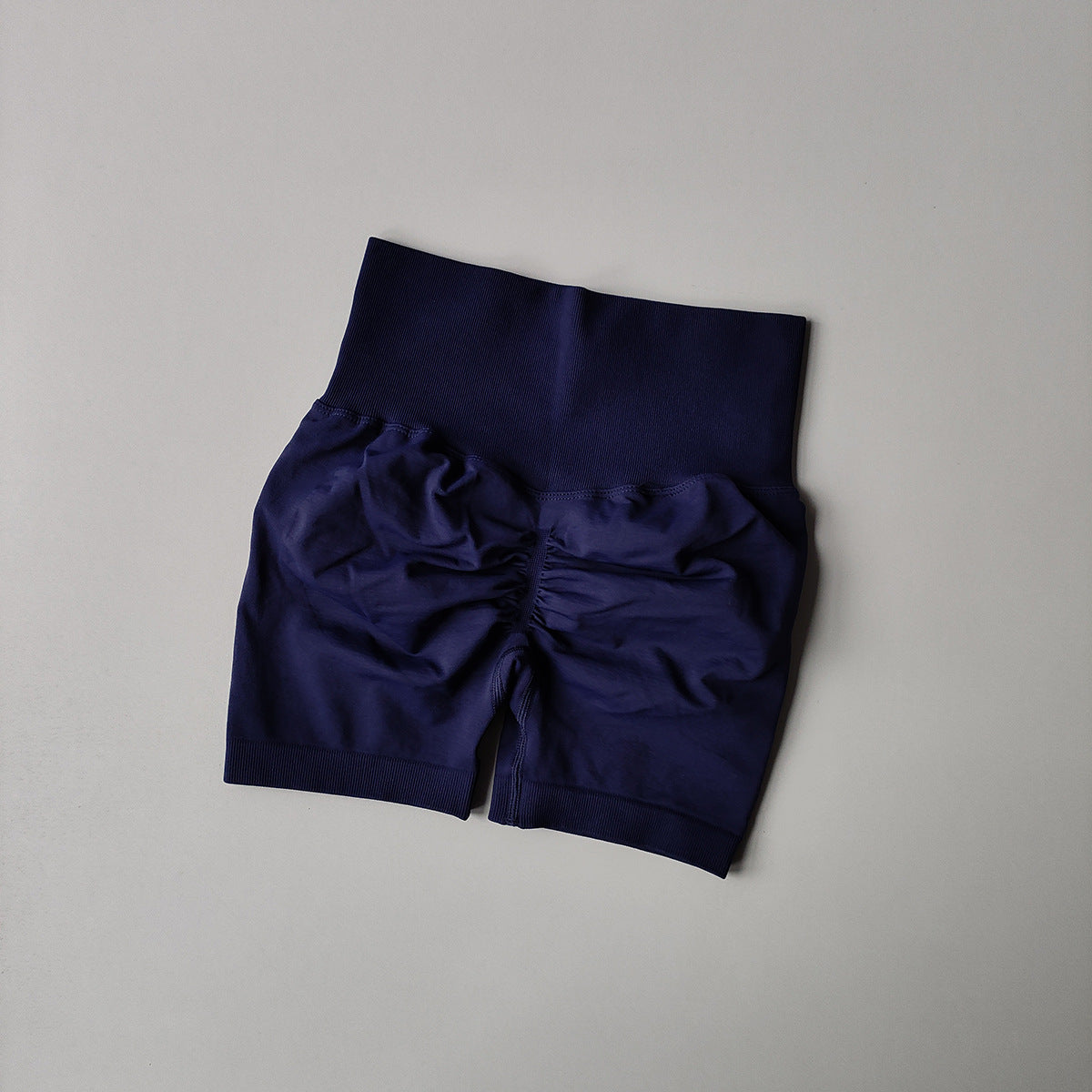 Women's new casual high waist hip running training quick-drying running training shorts.